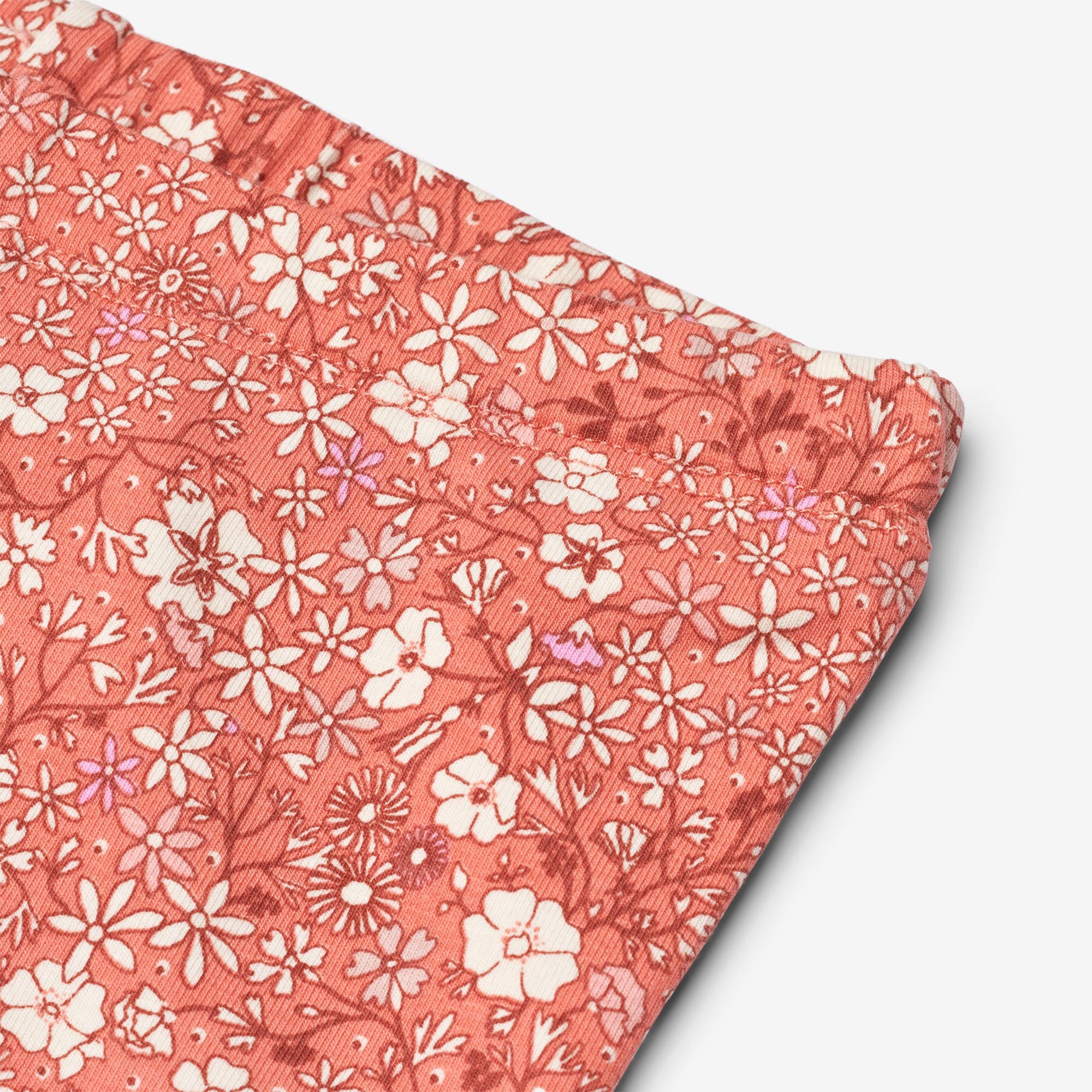 wheat-jules-jersey-leggings-coral-flowers-bio-baumwolle-3 image 3