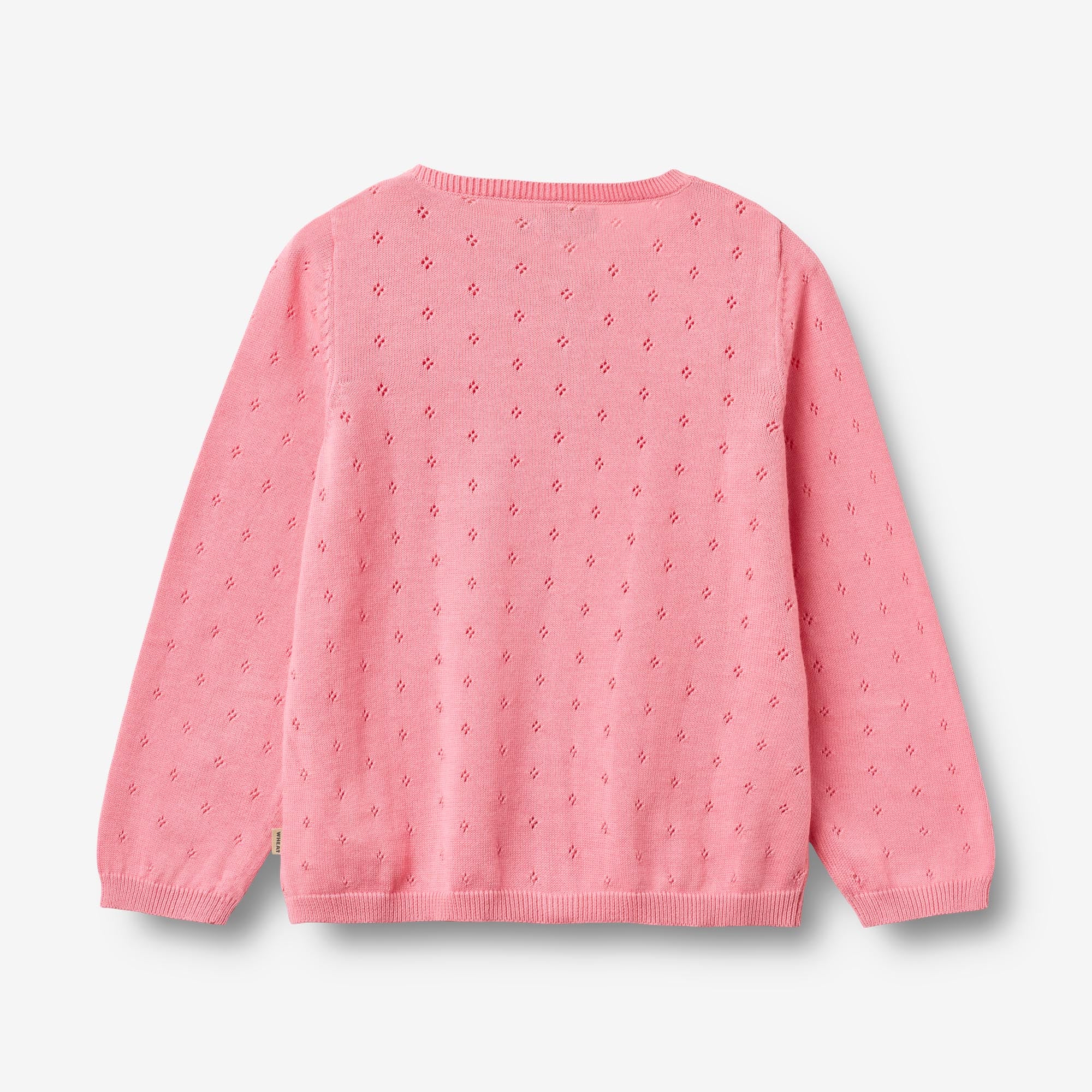 wheat-maia-strickjacke-m-dchen-bubblegum-bio-baumwolle image 2
