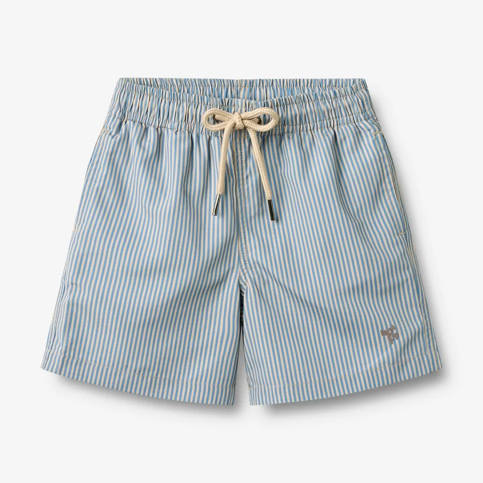 wheat-clothing-hansi-swim-trunk-badehose-blue-swim-stripe image 1