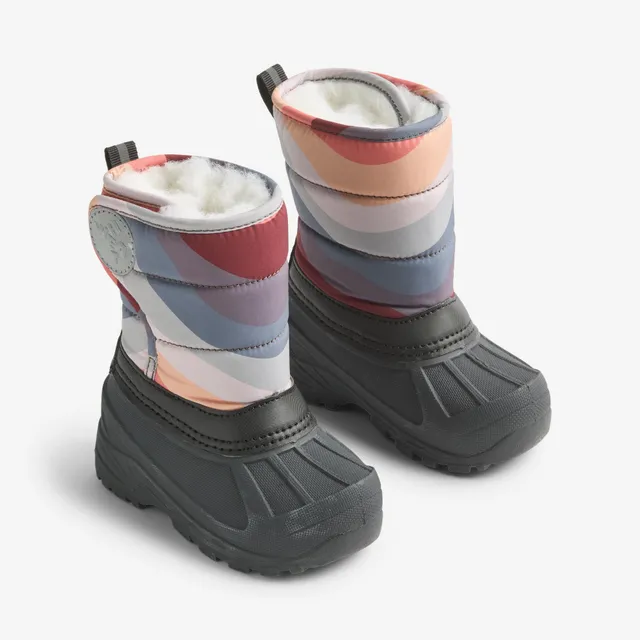 wheat-winty-winterboot-rainbow-waves-mit-wollfutter image 1