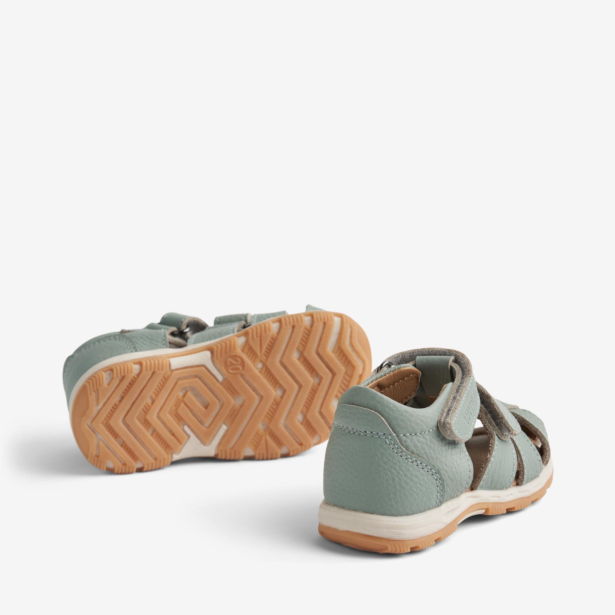 wheat-frei-s-sandale-aquaverde-leder-klett-lauflernschuh image 2