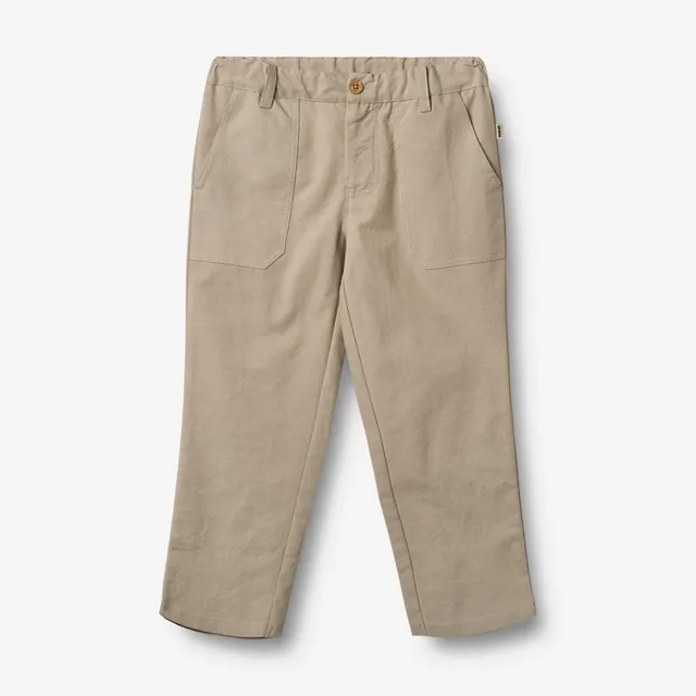 wheat-egon-hose-beige-stone-kinder-bio-baumwolle image 1