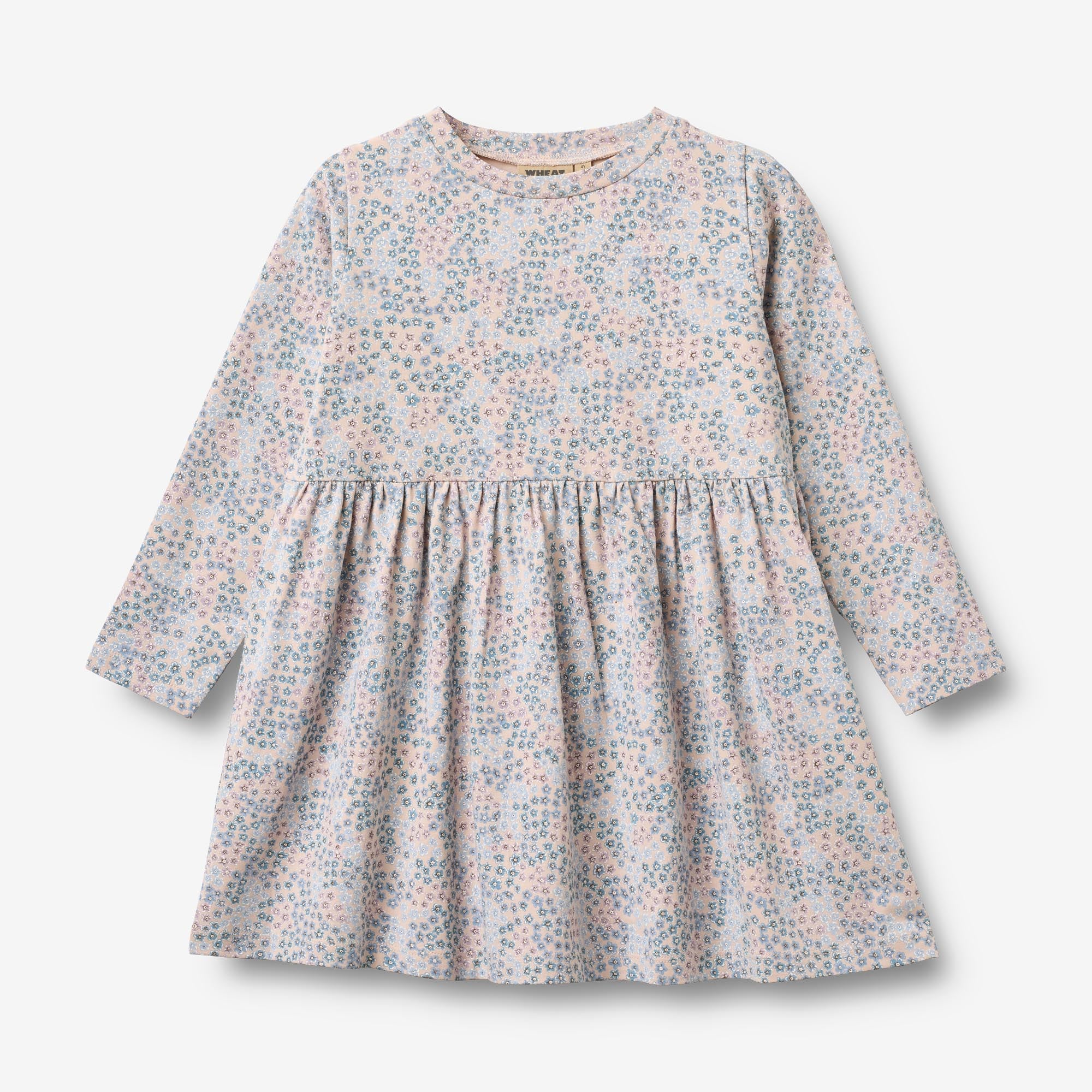 wheat-jerseykleid-sessa-kleid-powder-blue-flowers image 1