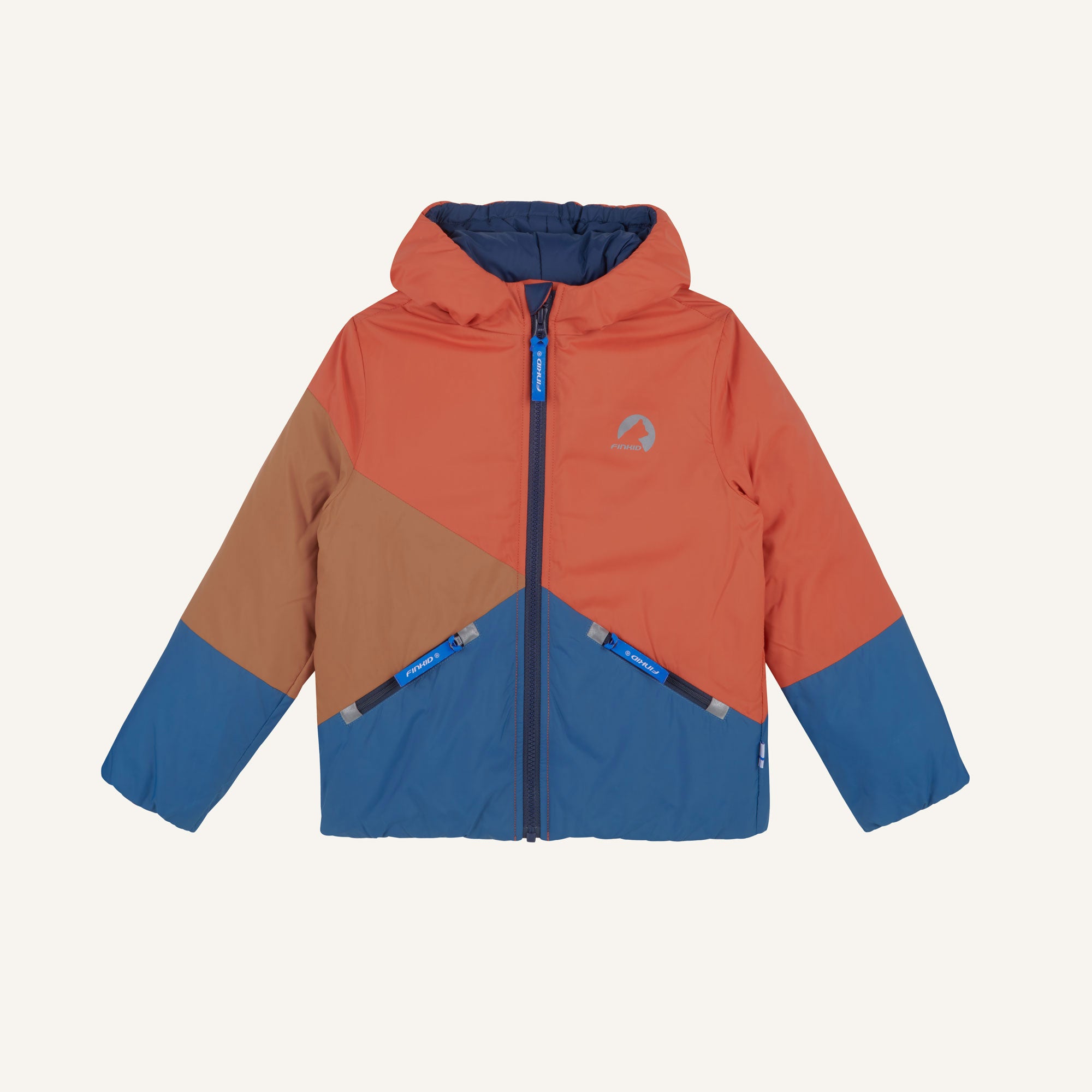 finkid-husky-sirkus-zip-in-jacke-smoke-blue-navy-110-120 image 7
