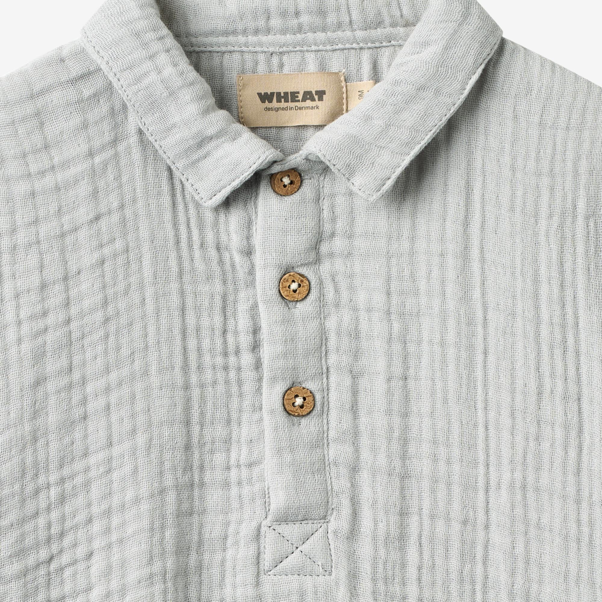 wheat-clothing-shirt-s-s-svend-hemd-light-blue-bio-baumwolle image 3
