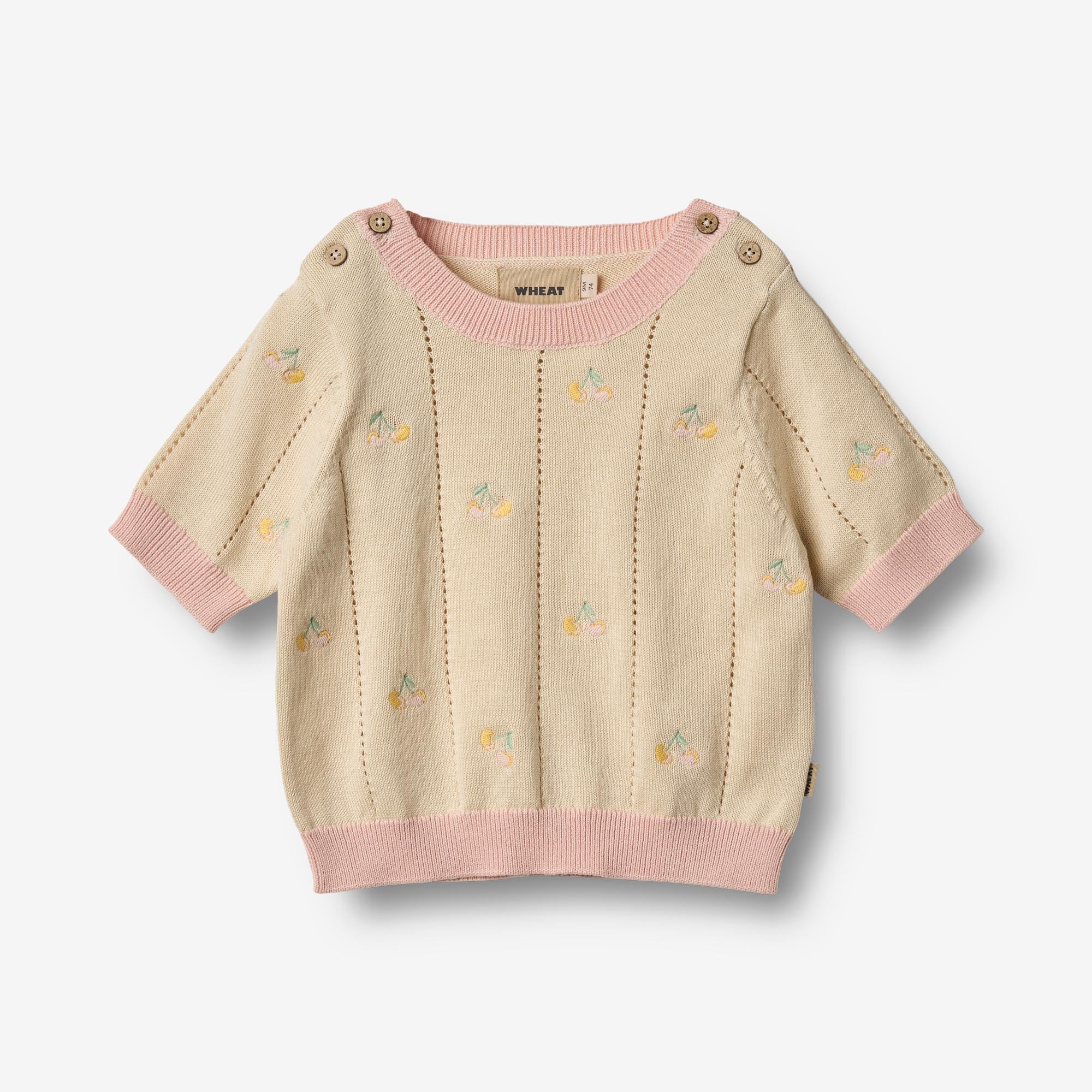 wheat-malvina-stricktop-sandshell-bio-baumwolle-baby image 1