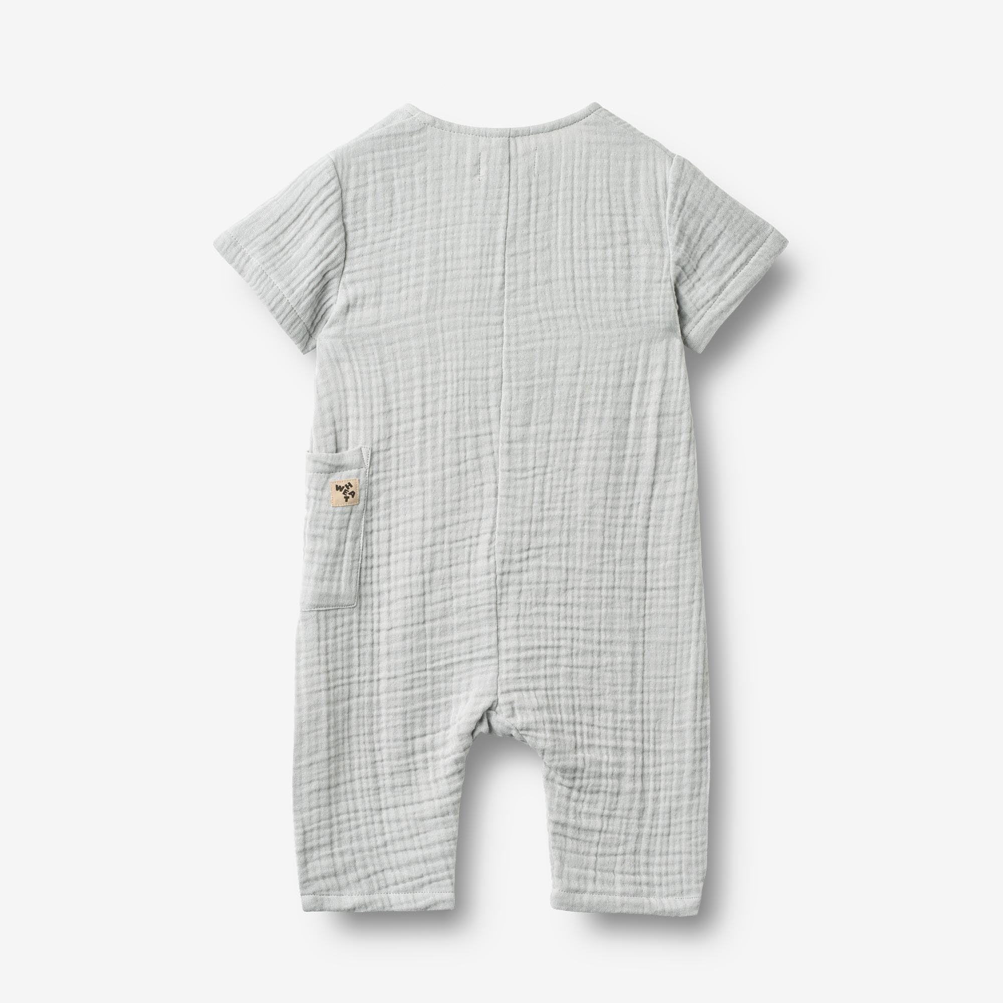 wheat-alex-baby-romper-bio-baumwolle-light-blue-kurzarm image 2