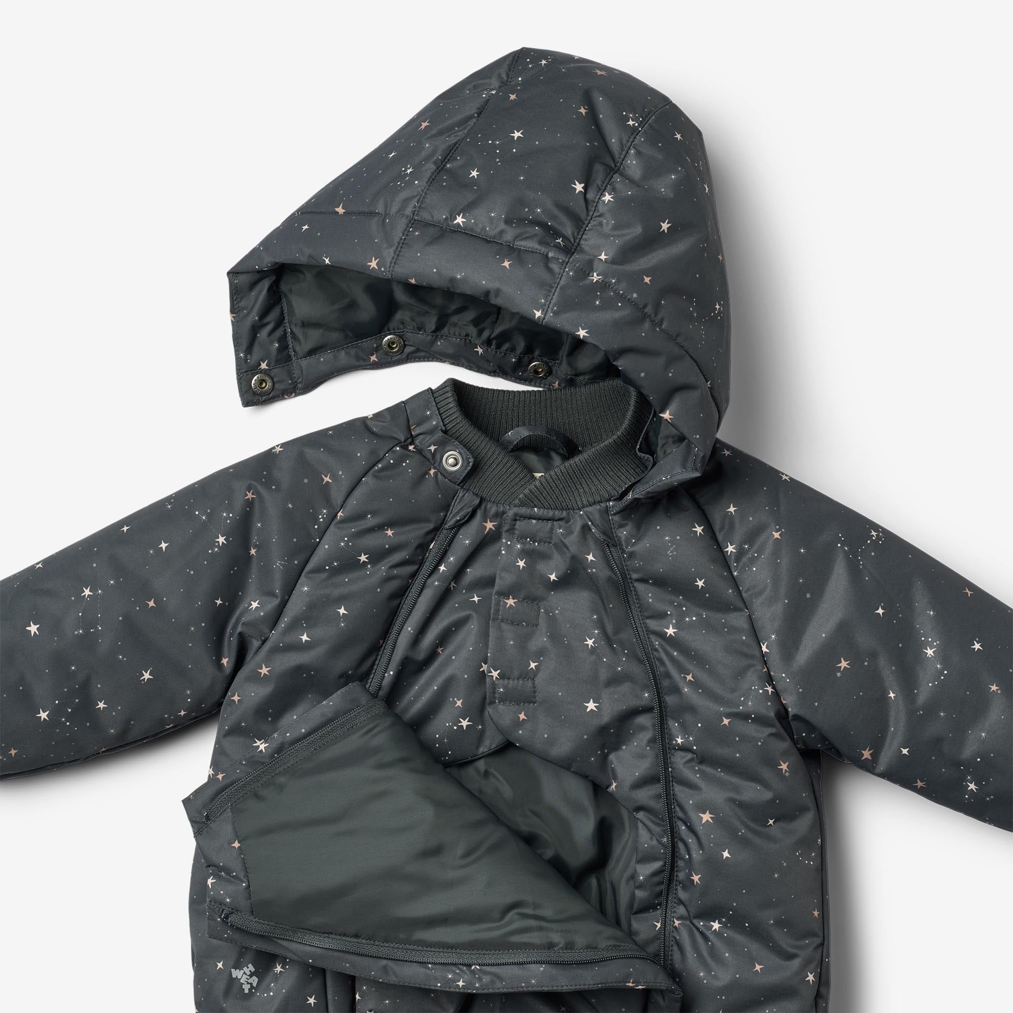wheat-morgen-puffer-jacke-black-sea-stars-recycling image 2