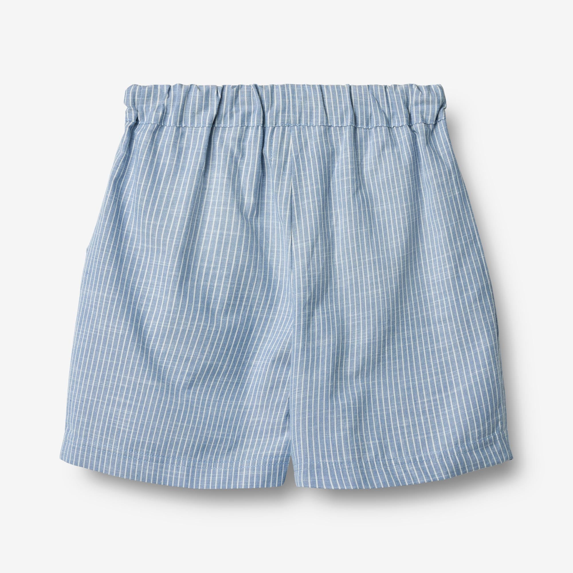 wheat-clothing-shorts-cuba-kinder-shorts-blue-stripe-bio-baumwolle image 3