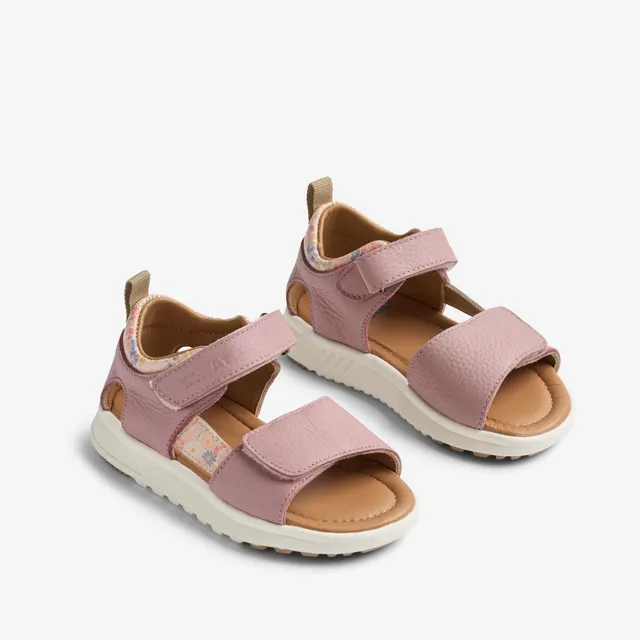 wheat-maxie-sandale-rose-frost-leder-klett-kinder image 1