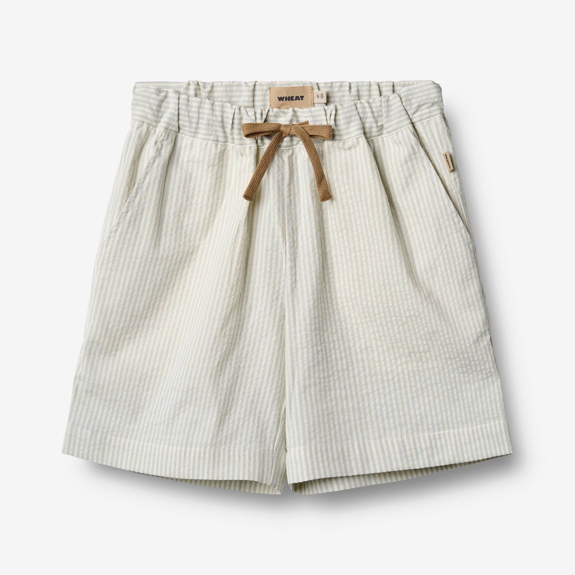 wheat-cuba-shorts-summer-blue-stripe-bio-seersucker image 1