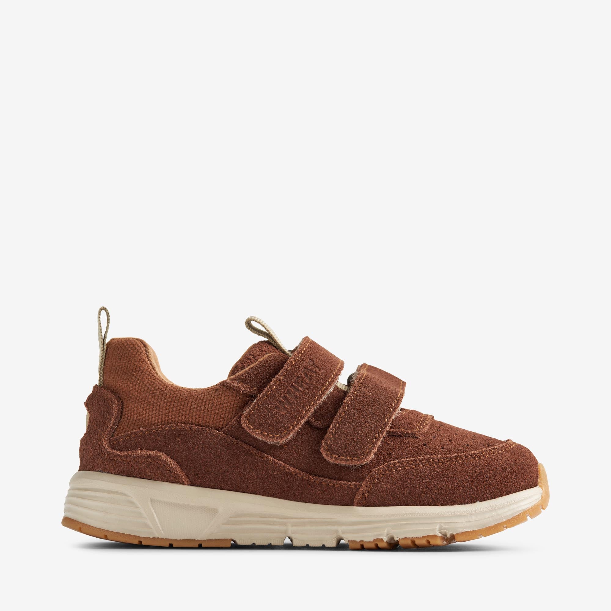 wheat-alin-sneaker-cognac-klett-leder-bio-futter image 3