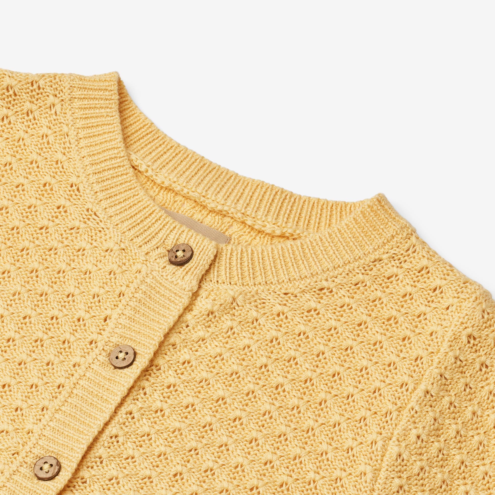 wheat-magnella-strickjacke-golden-yellow-bio image 4