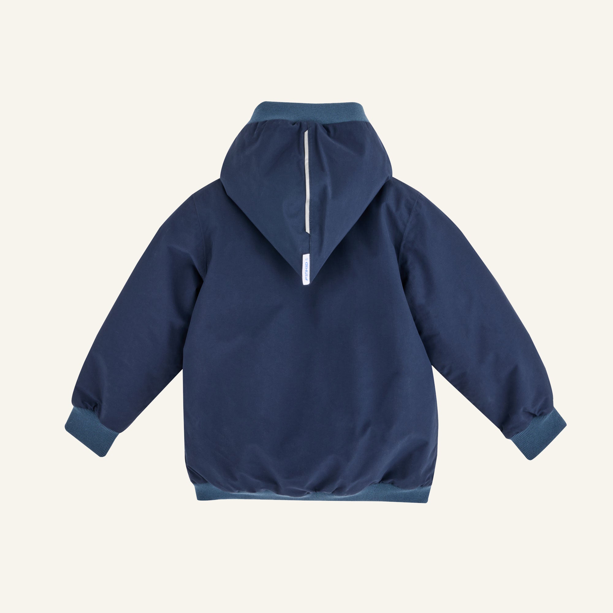 finkid-husky-juuka-kinder-winteranorak-navy-denim-teddy image 3