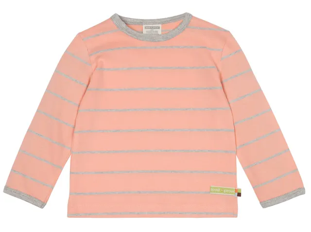 loud-proud-classics-shirt-streifen-peach-62-68 image 1