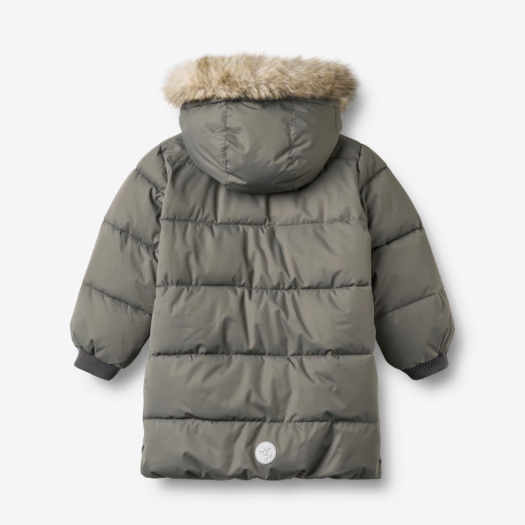 wheat-puffer-jacket-vinteren-winterjacke-grey-metal-thinsulate image 2