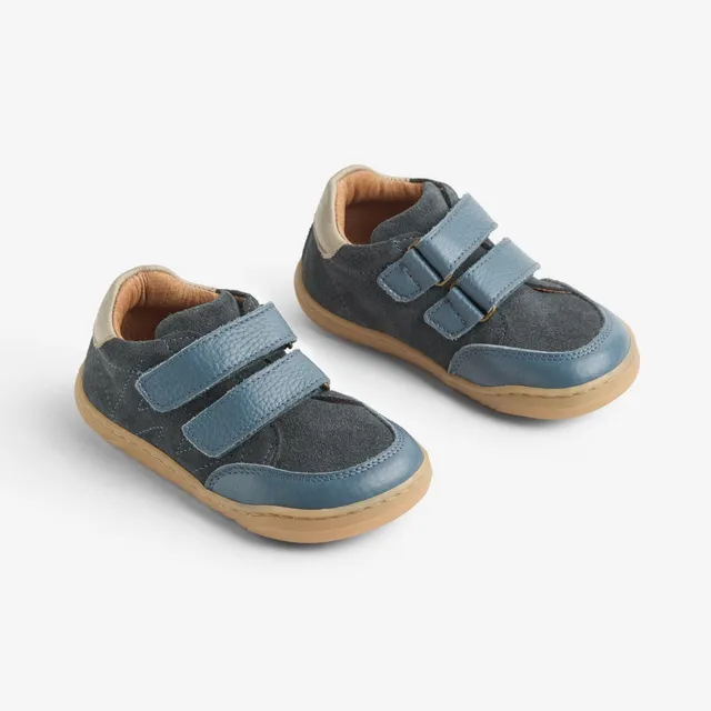 wheat-barres-barfu-sneaker-greyblue-wildleder-klett image 1