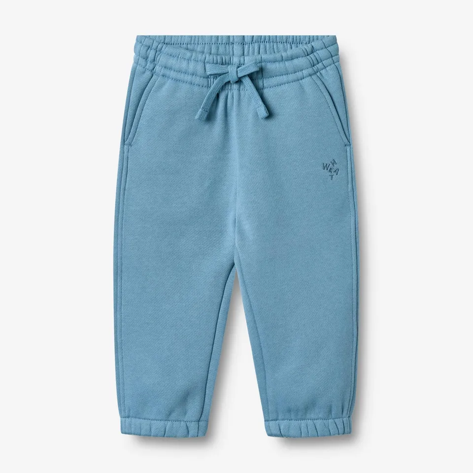 wheat-cruz-sweatpants-babyhose-winter-blue-bio-baumwolle image 1