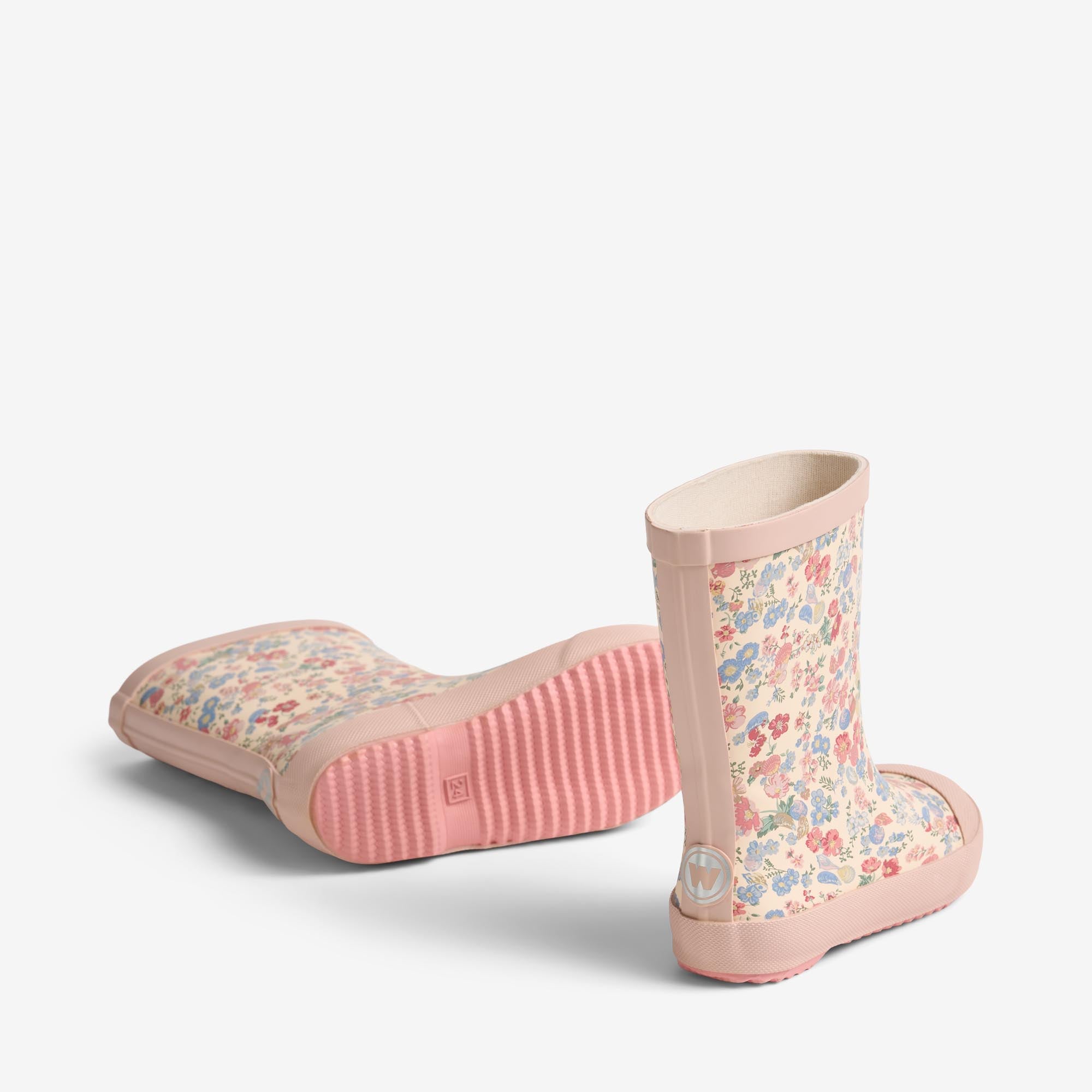 wheat-muddy-gummistiefel-flowers-seashells-kautschuk image 2