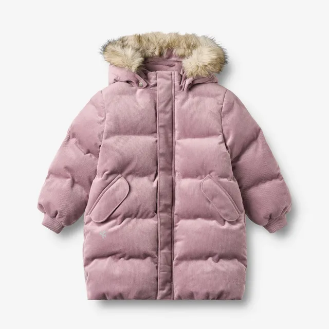wheat-vinteren-pufferjacke-kinder-lavender-wattiert image 1