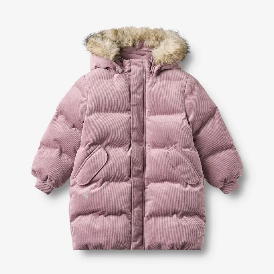 wheat-vinteren-pufferjacke-kinder-lavender-wattiert image 1