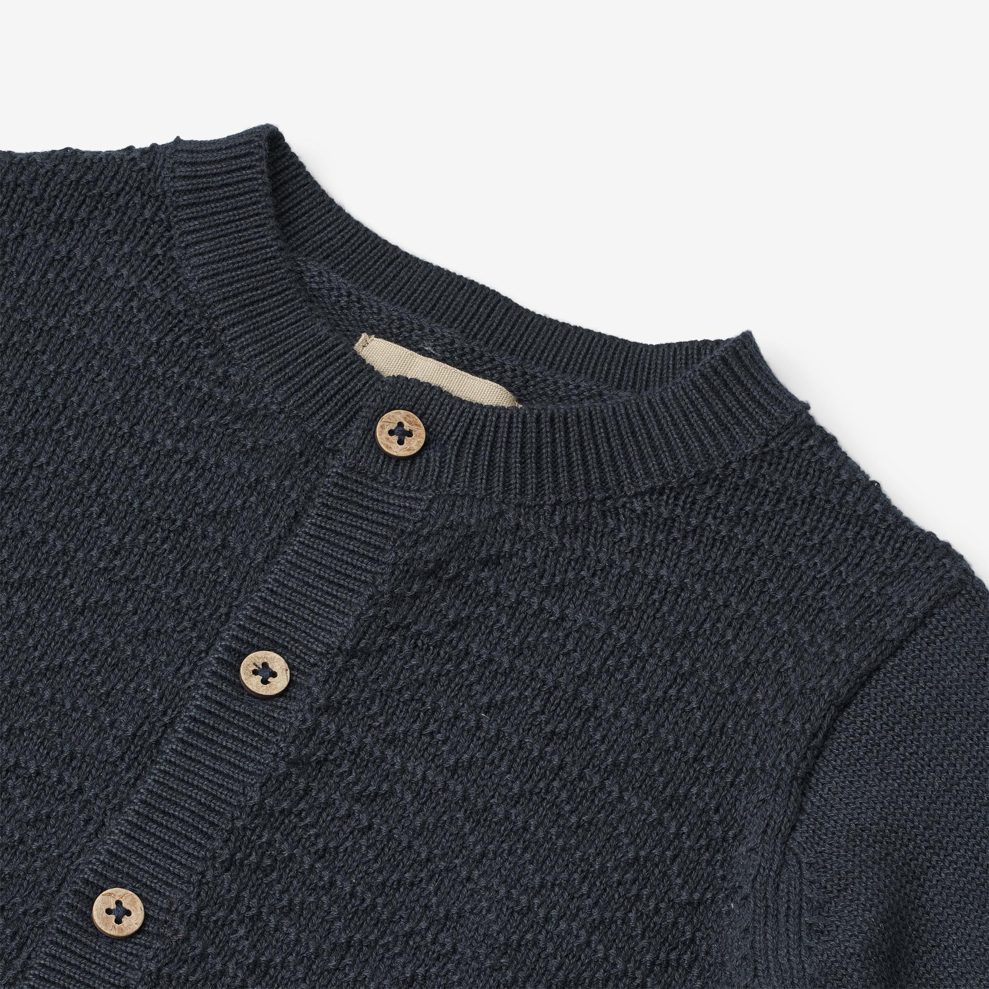 wheat-bj-rn-strickjacke-baby-navy-bio-baumwolle image 3