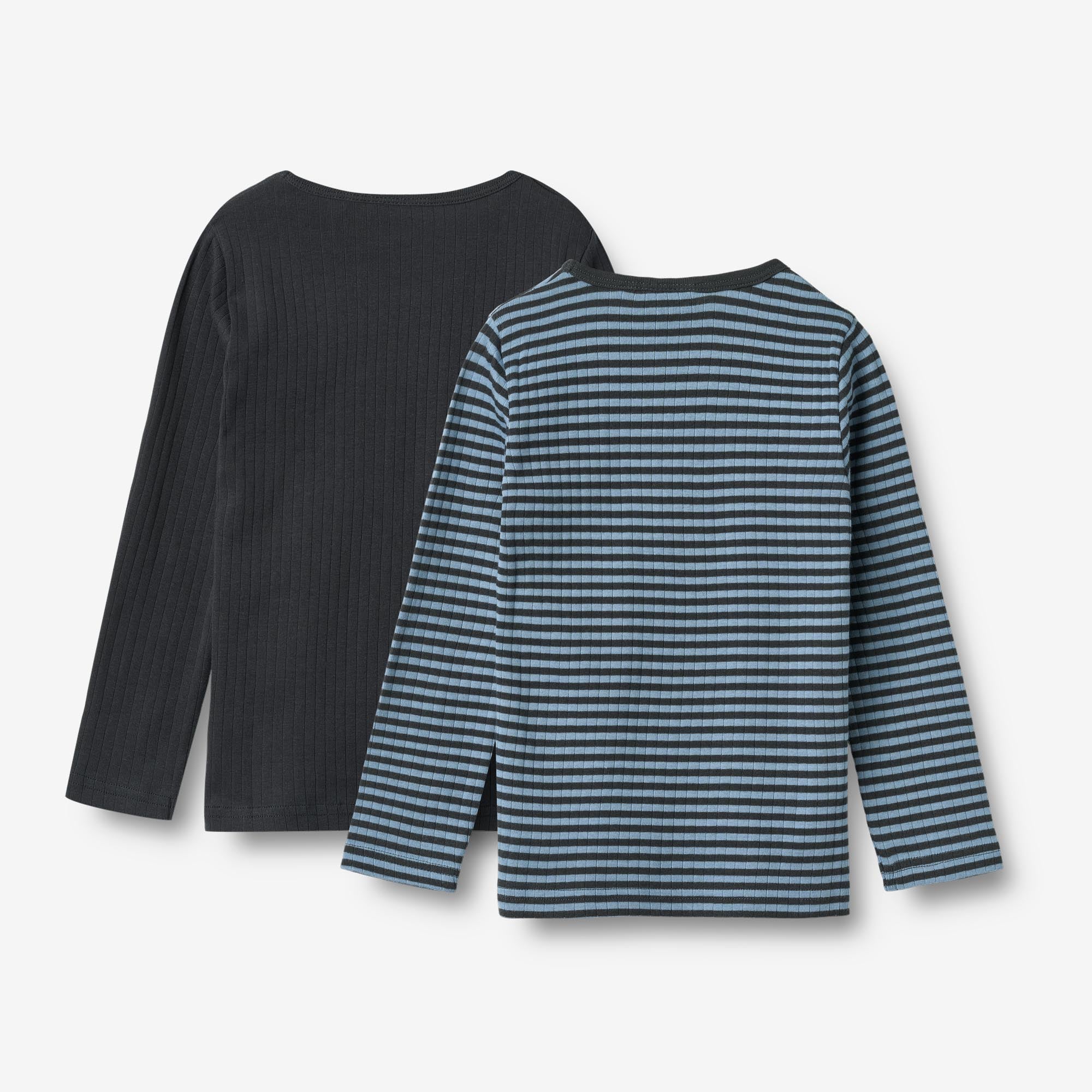wheat-stig-shirt-langarm-2er-bright-blue-stripe-bio image 2