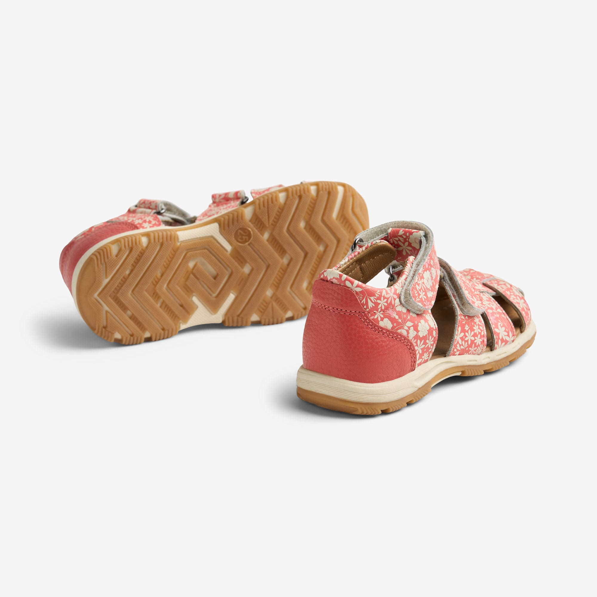 wheat-frei-sandale-coral-flowers-leder-klett-sommer image 3