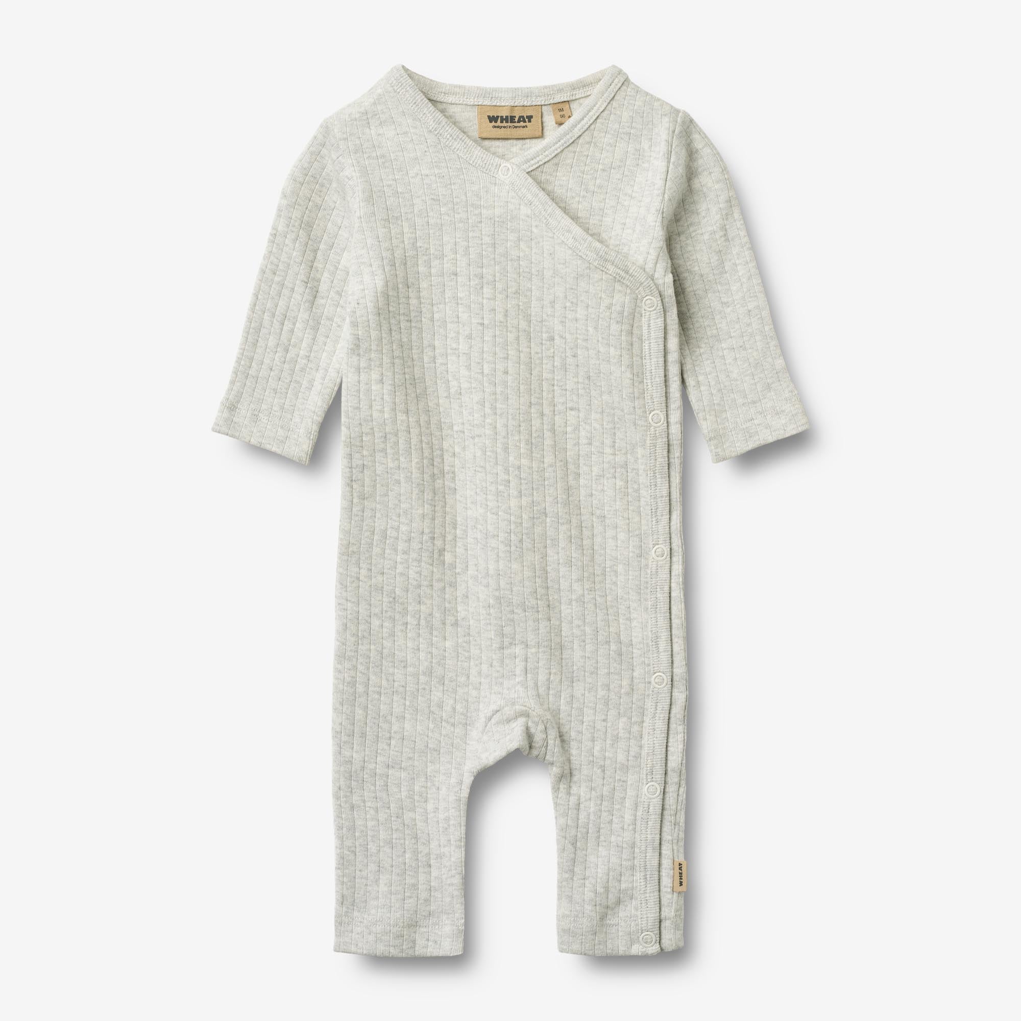 wheat-everest-wickelbody-melange-grey-bio-baumwolle-baby image 1