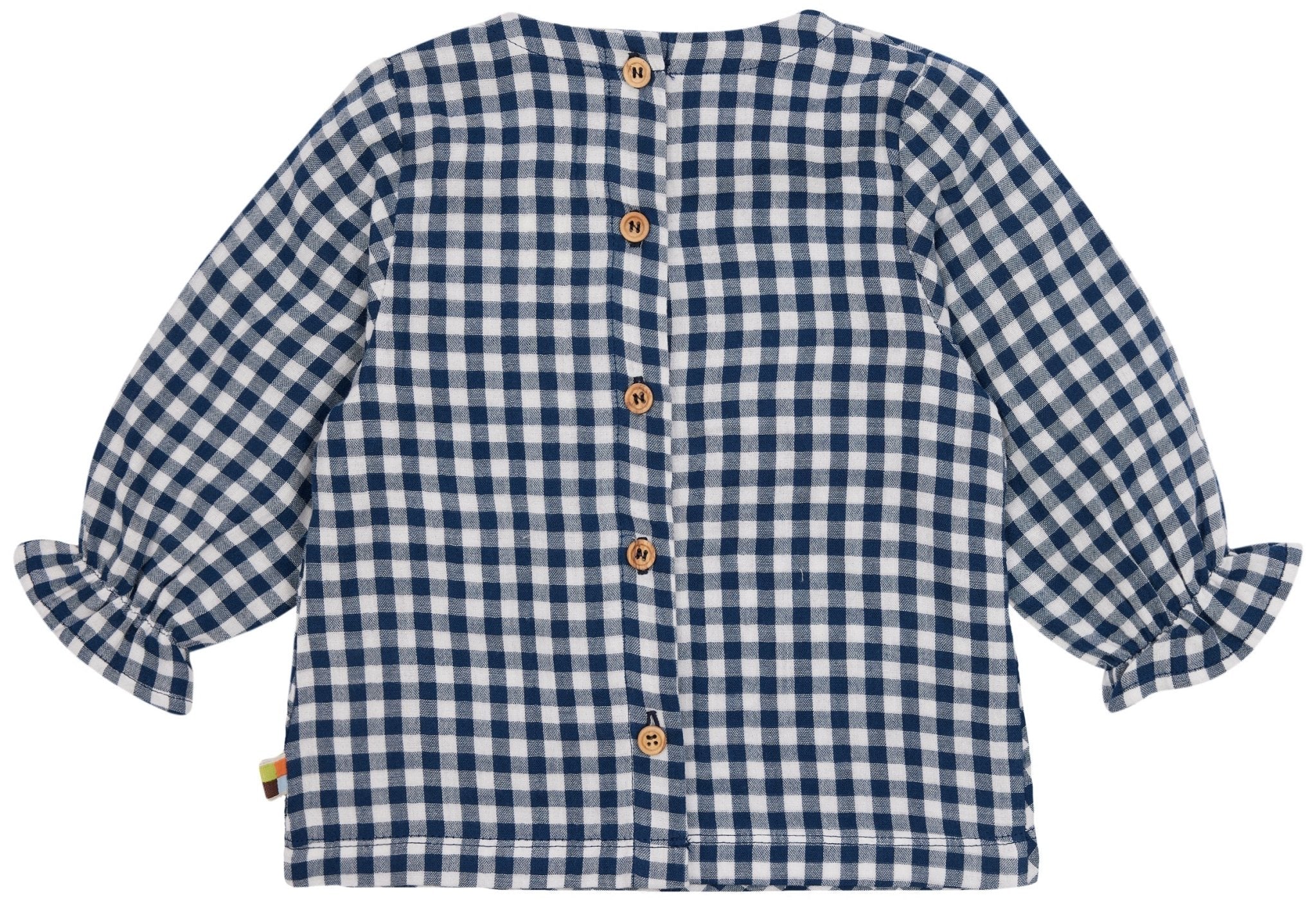 loud-proud-classics-musselin-bluse-karo-grass-98-104 image 6