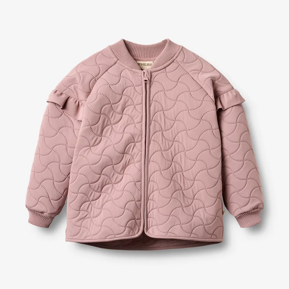 wheat-stjerna-thermo-jacke-warm-rose-recycelt image 1