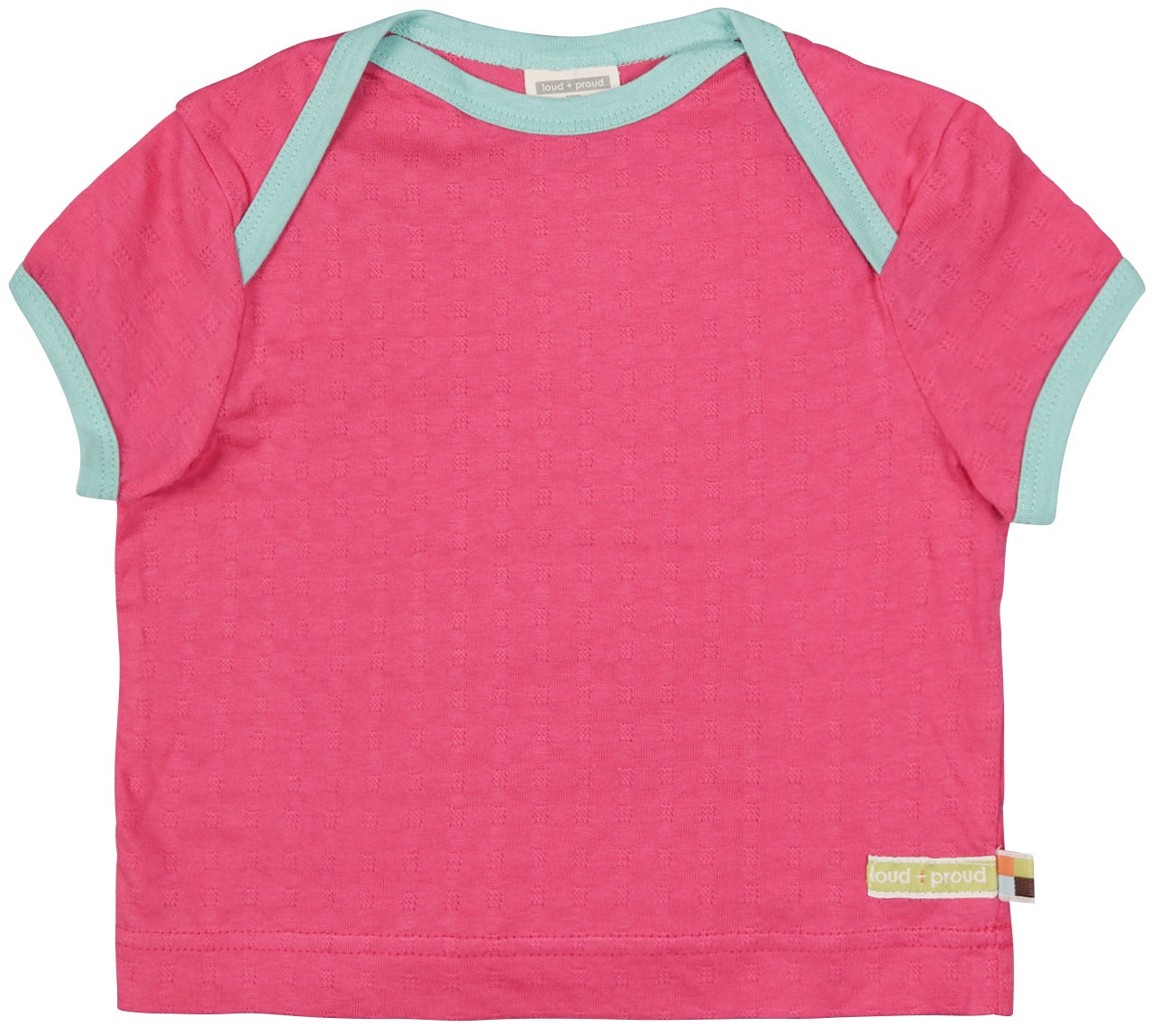 loud-proud-classics-t-shirt-jacquard-azalea-rundhals image 1