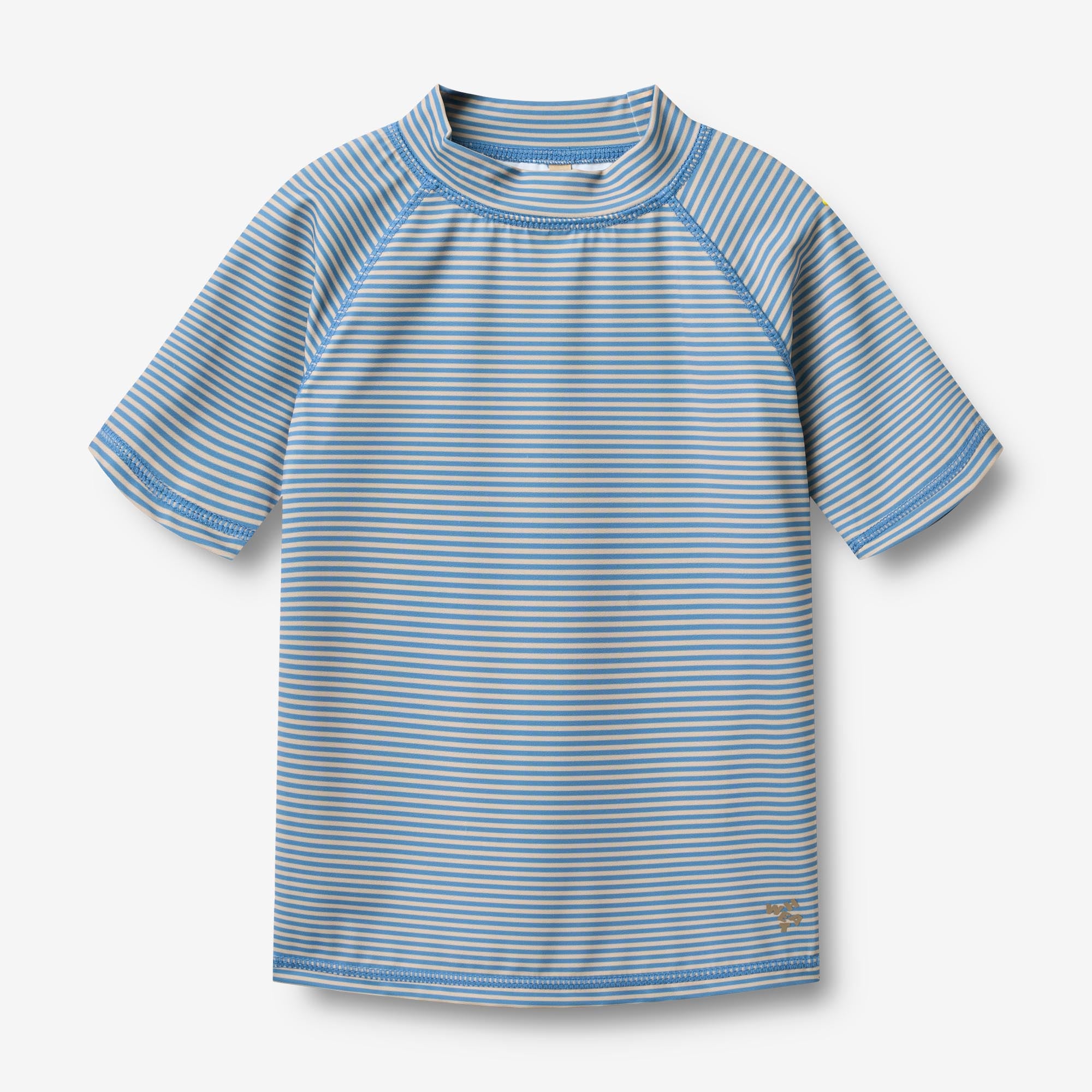 wheat-jackie-swim-t-shirt-blue-swim-stripe-upf-40-kinder image 1