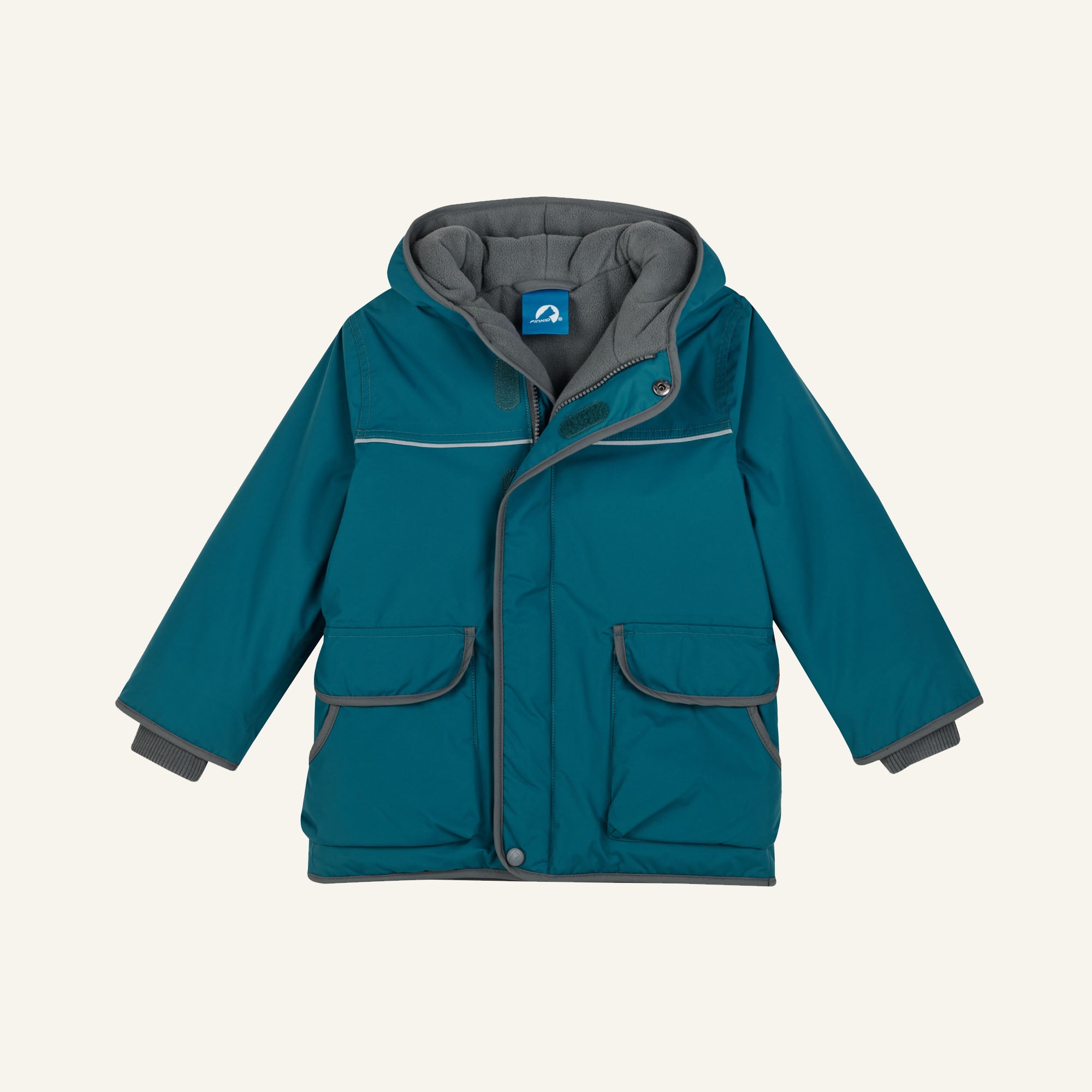 finkid-husky-talvi-sport-winterjacke-deep-water-denim-warm-gef-tterte-kinder-win image 2