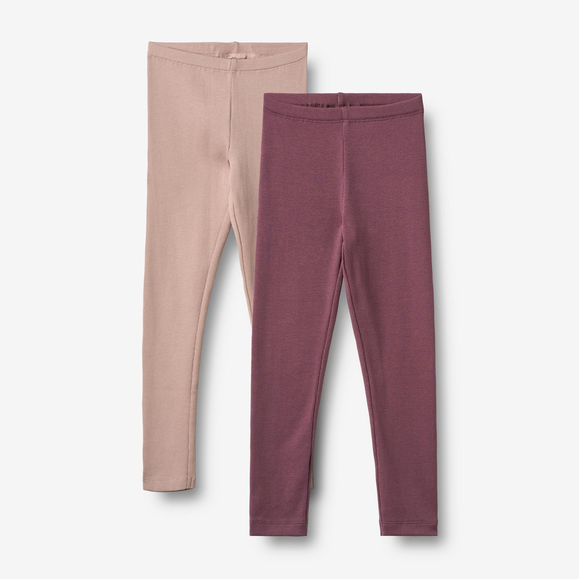 wheat-jules-leggings-eggplant-2er-bio-baumwolle-gerippt image 1