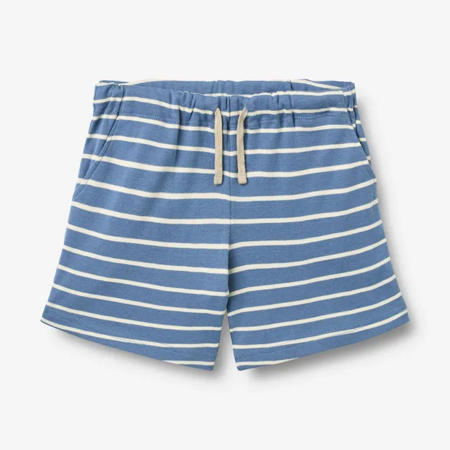 wheat-kalle-jersey-shorts-blaue-streifen-bio-baumwolle image 1