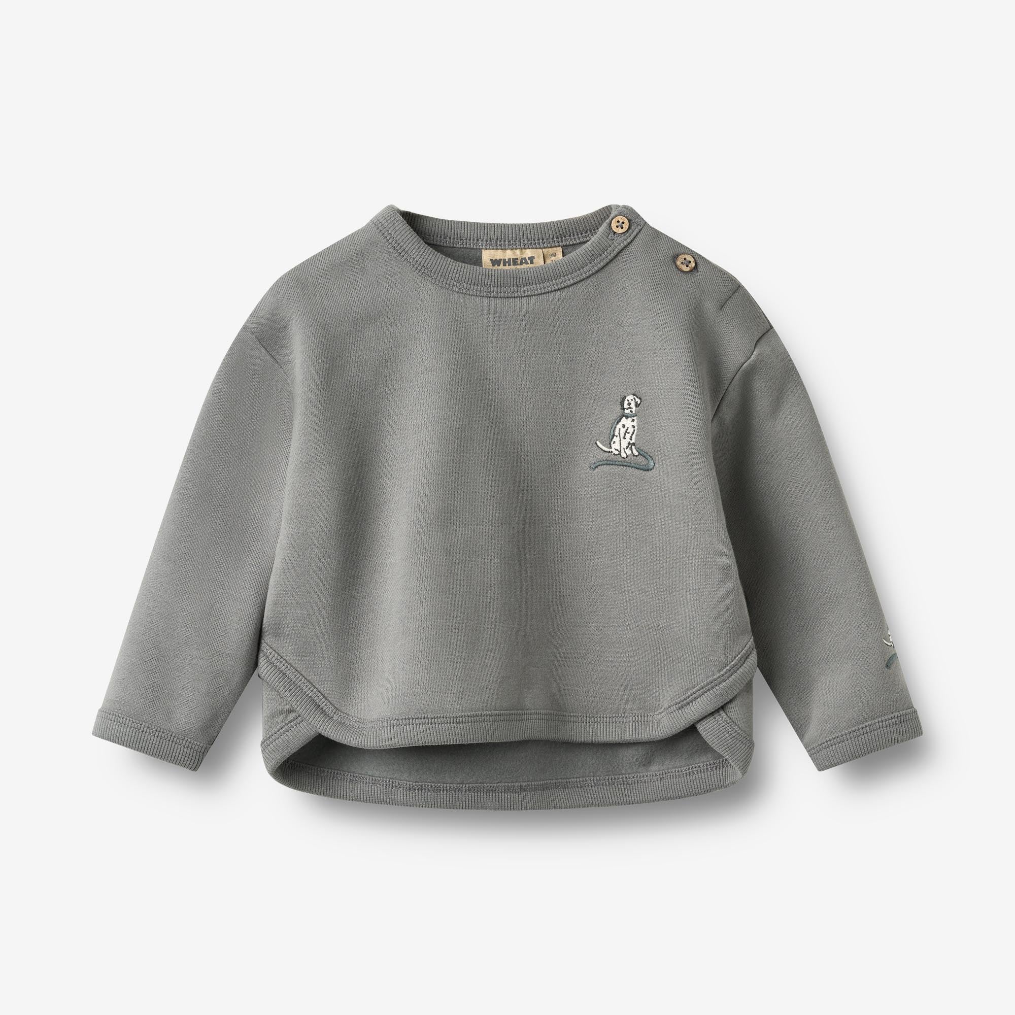 wheat-abel-sweatshirt-flint-baby-bio-baumwolle-pullover image 1