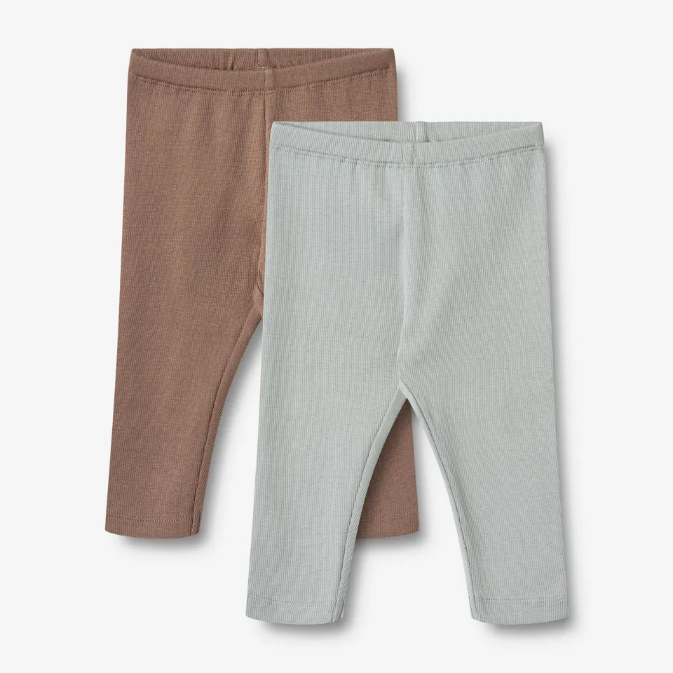wheat-jules-leggings-soft-rain-brown-bio-baumwolle-2er-pack image 1