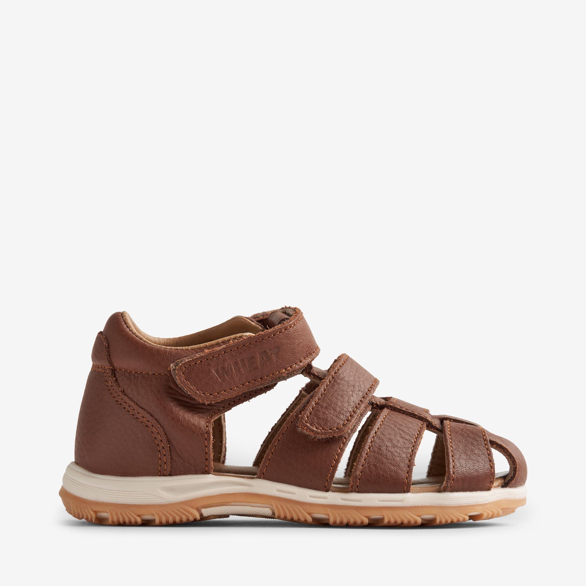 wheat-frei-s-sandale-cognac-leder-lauflernschuhe-klett image 3