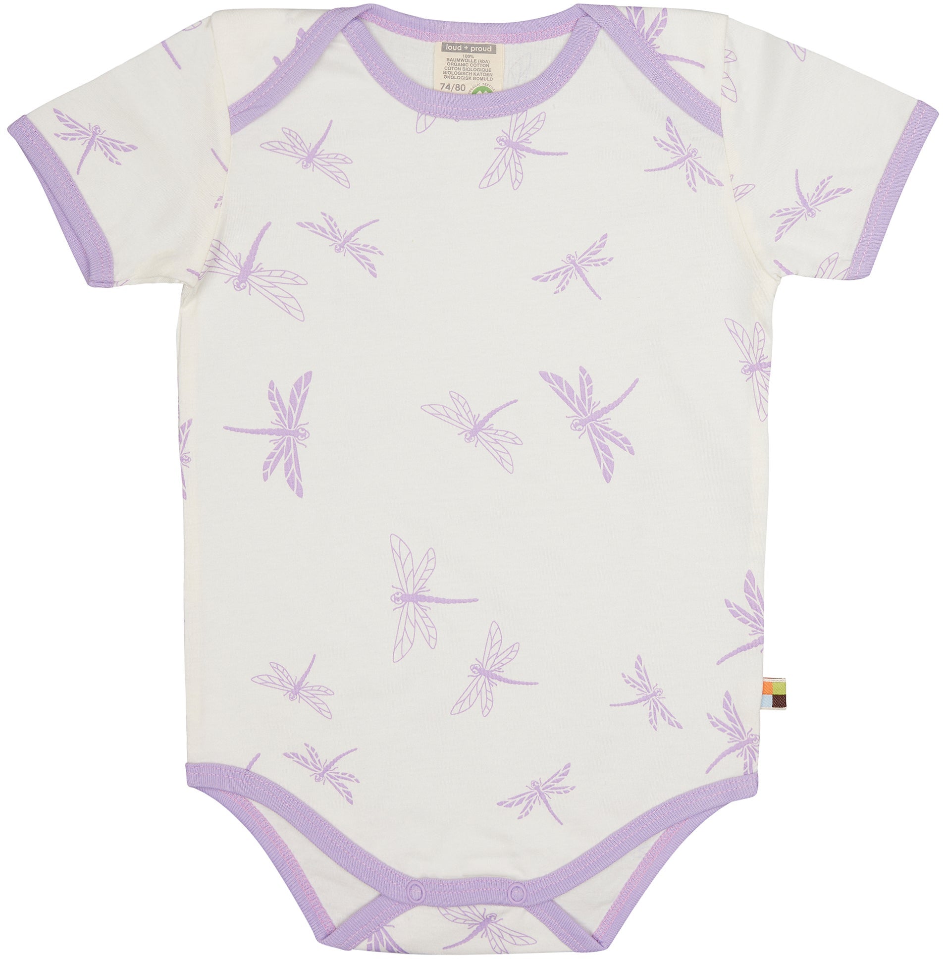 loud-proud-classics-body-kurzarm-druck-basin-babybody-62-68 image 3