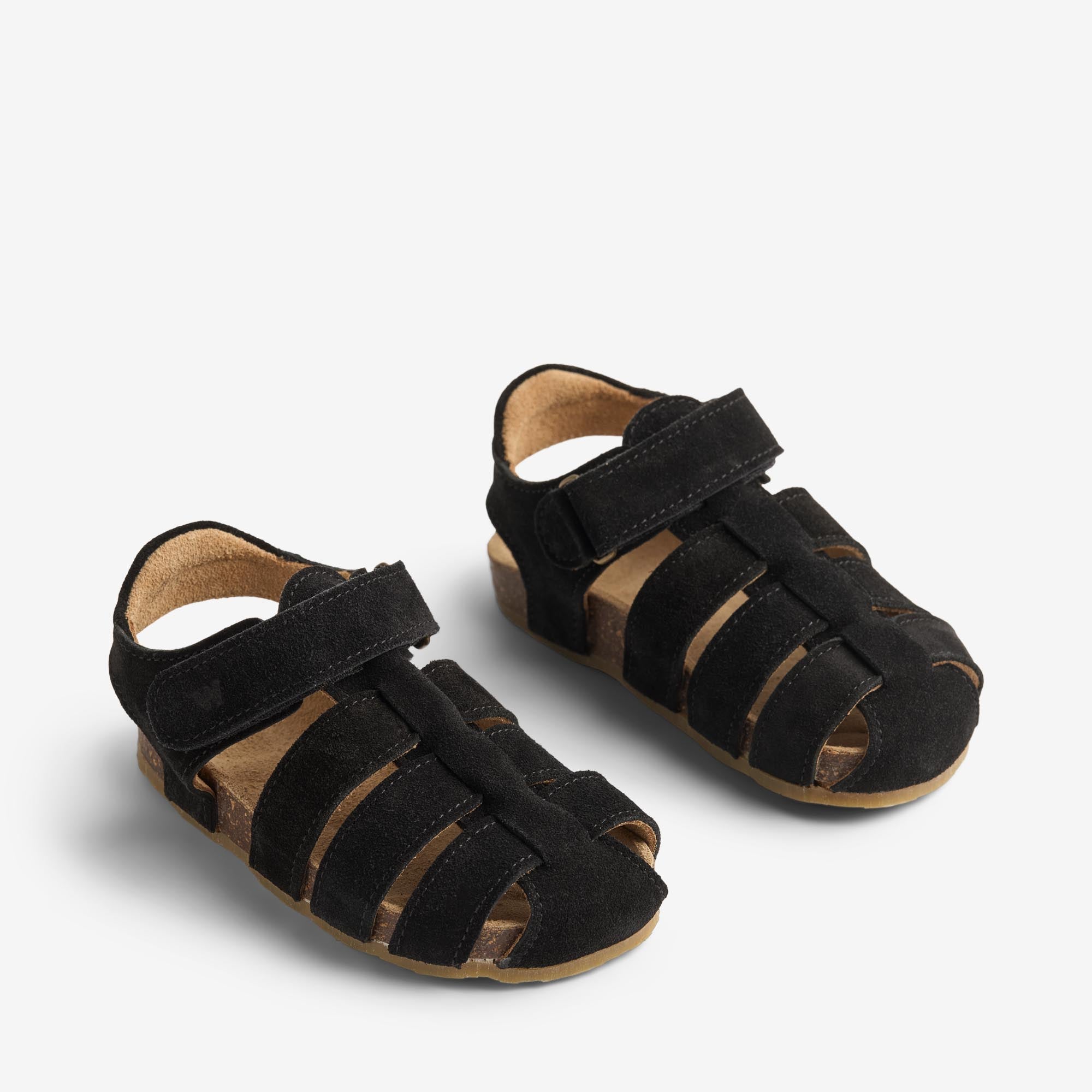 wheat-izzy-sandale-schwarz-wildleder-verstellbar image 1
