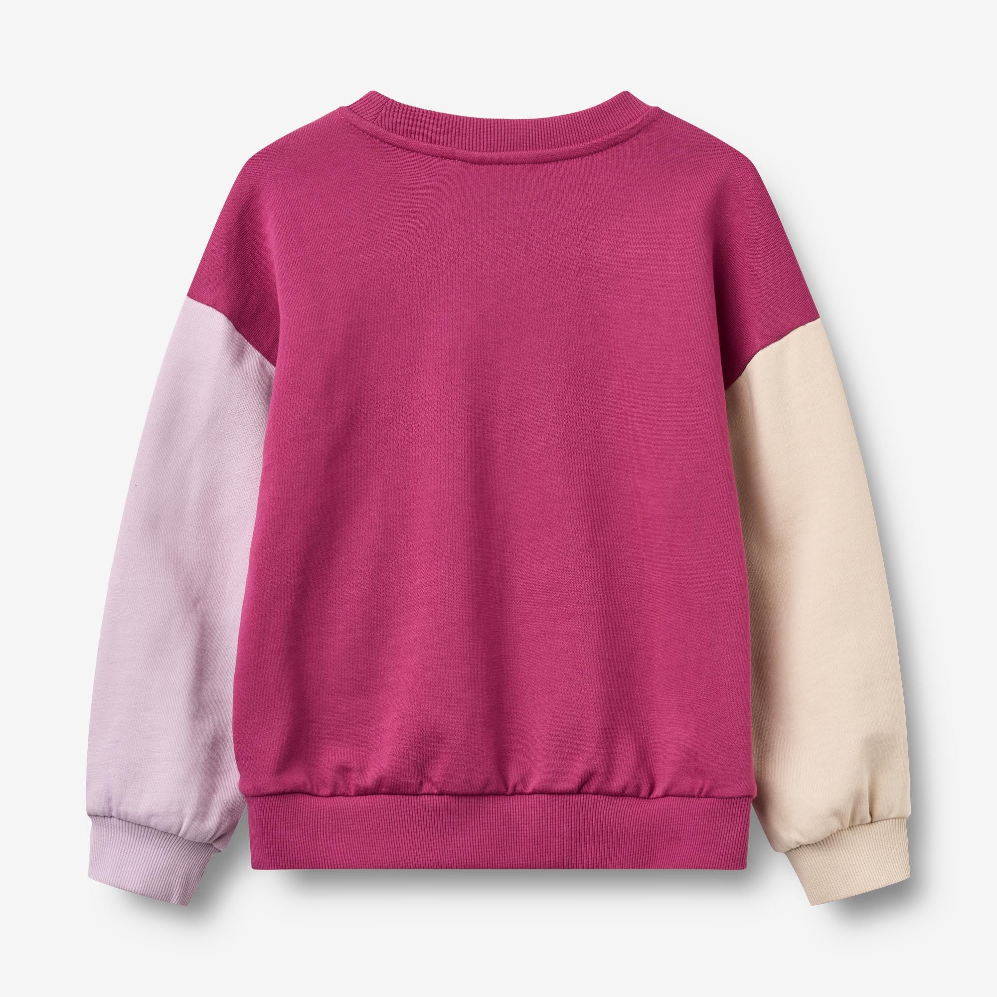 wheat-sweatshirt-elliot-pullover-magenta-bio-baumwolle image 4