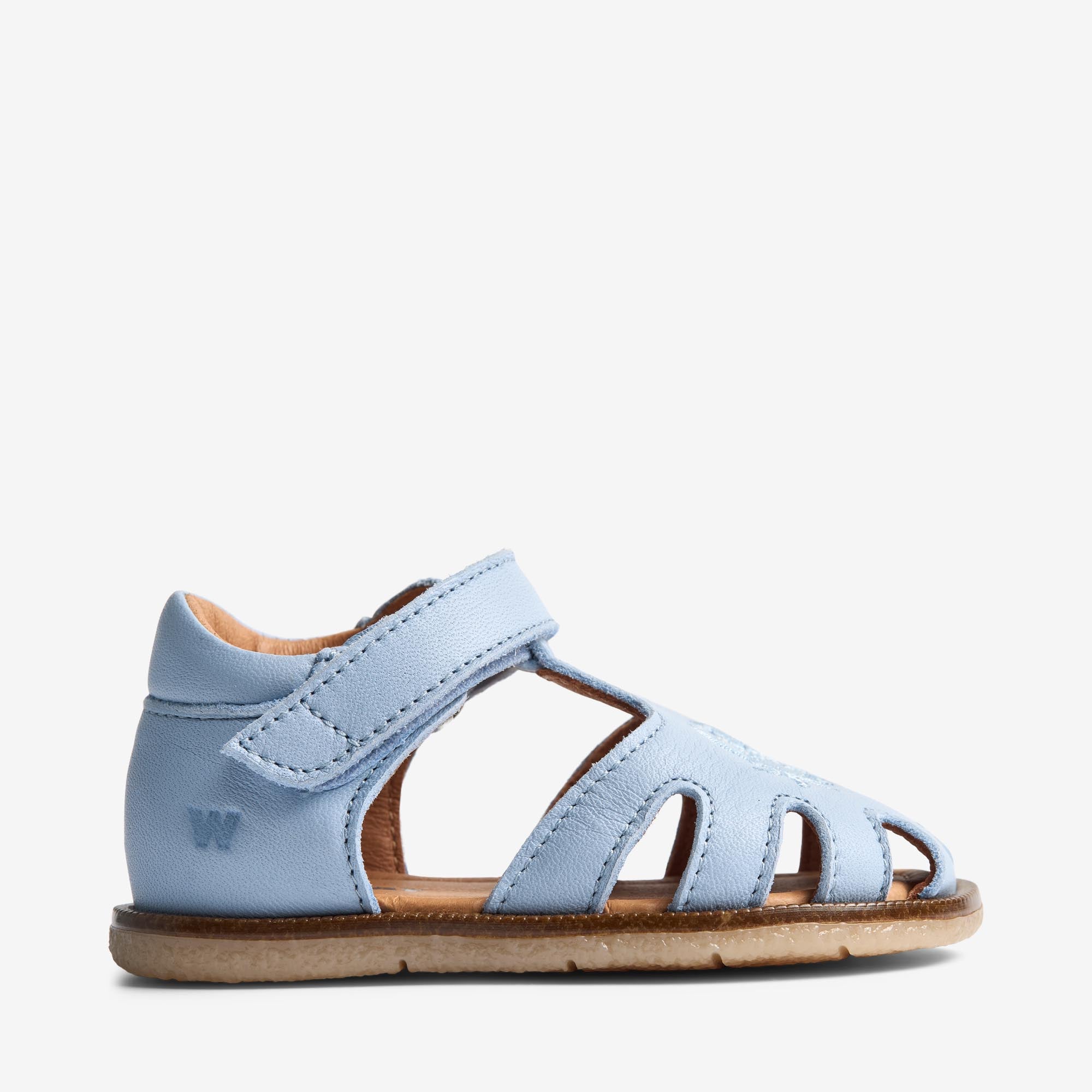 wheat-lowe-sandale-faded-denim-leder-klett-kleinkind image 3