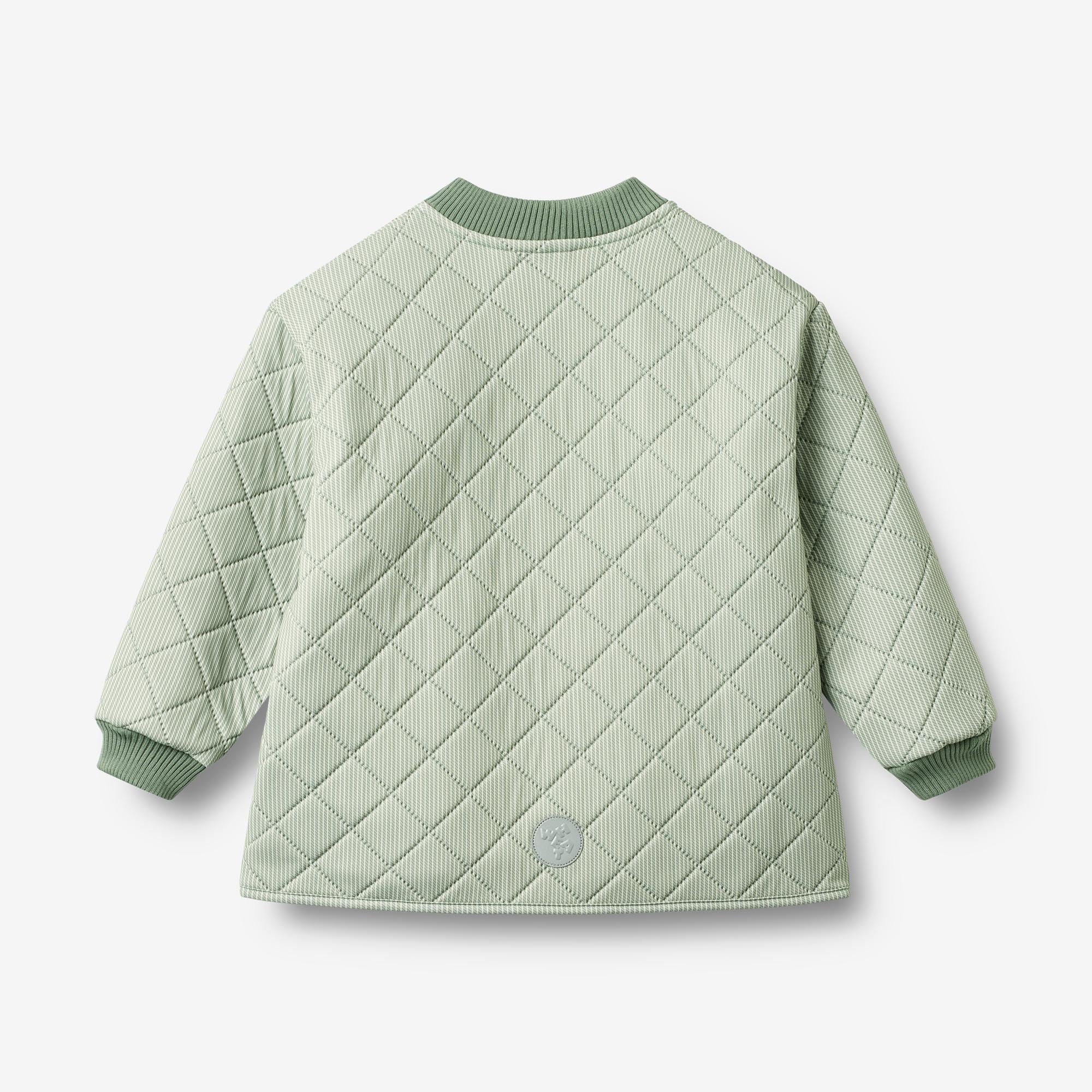 wheat-vando-thermo-jacke-green-stripe-recycling-jungen image 2
