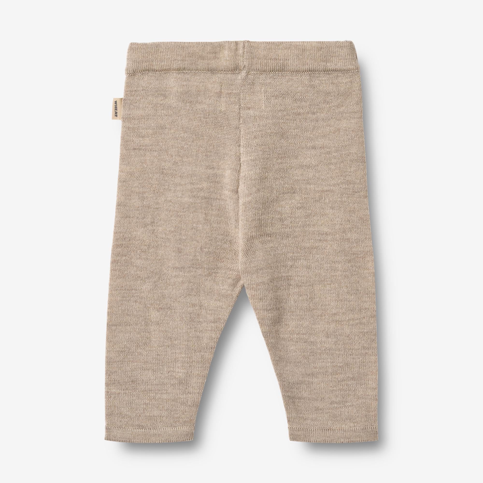 wheat-neel-strickhose-baby-warm-sand-melange-aus-merinowolle image 3