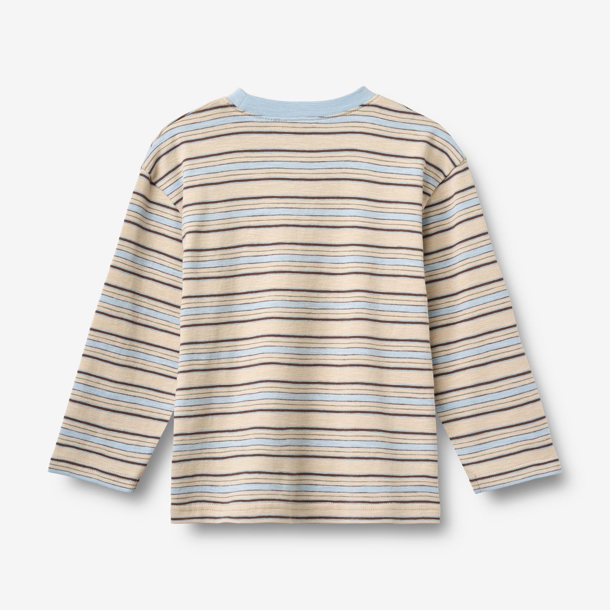 wheat-johan-langarmshirt-multi-blue-stripe-bio-baumwolle image 2