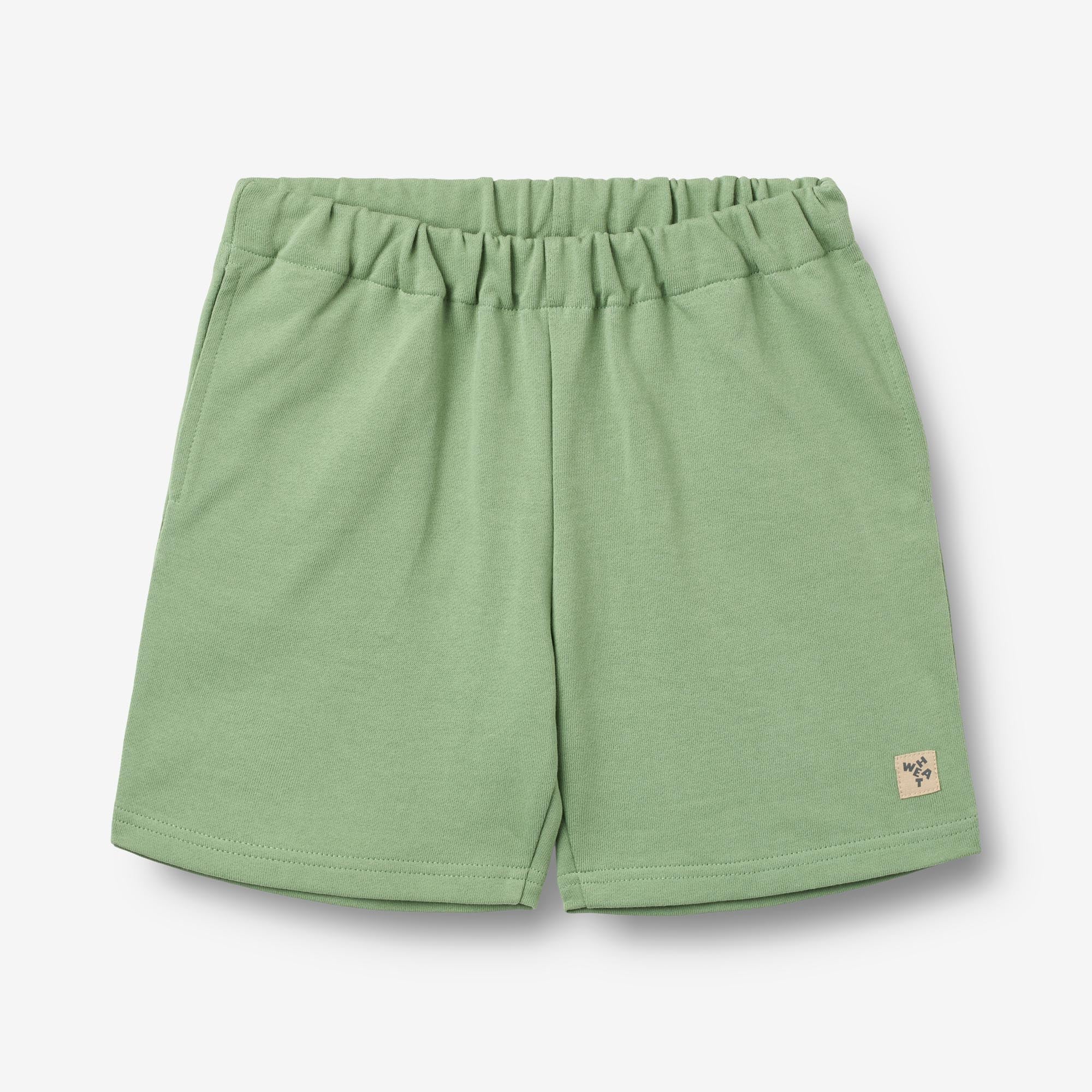 wheat-aksel-sweat-shorts-jungen-jade-green-bio image 1