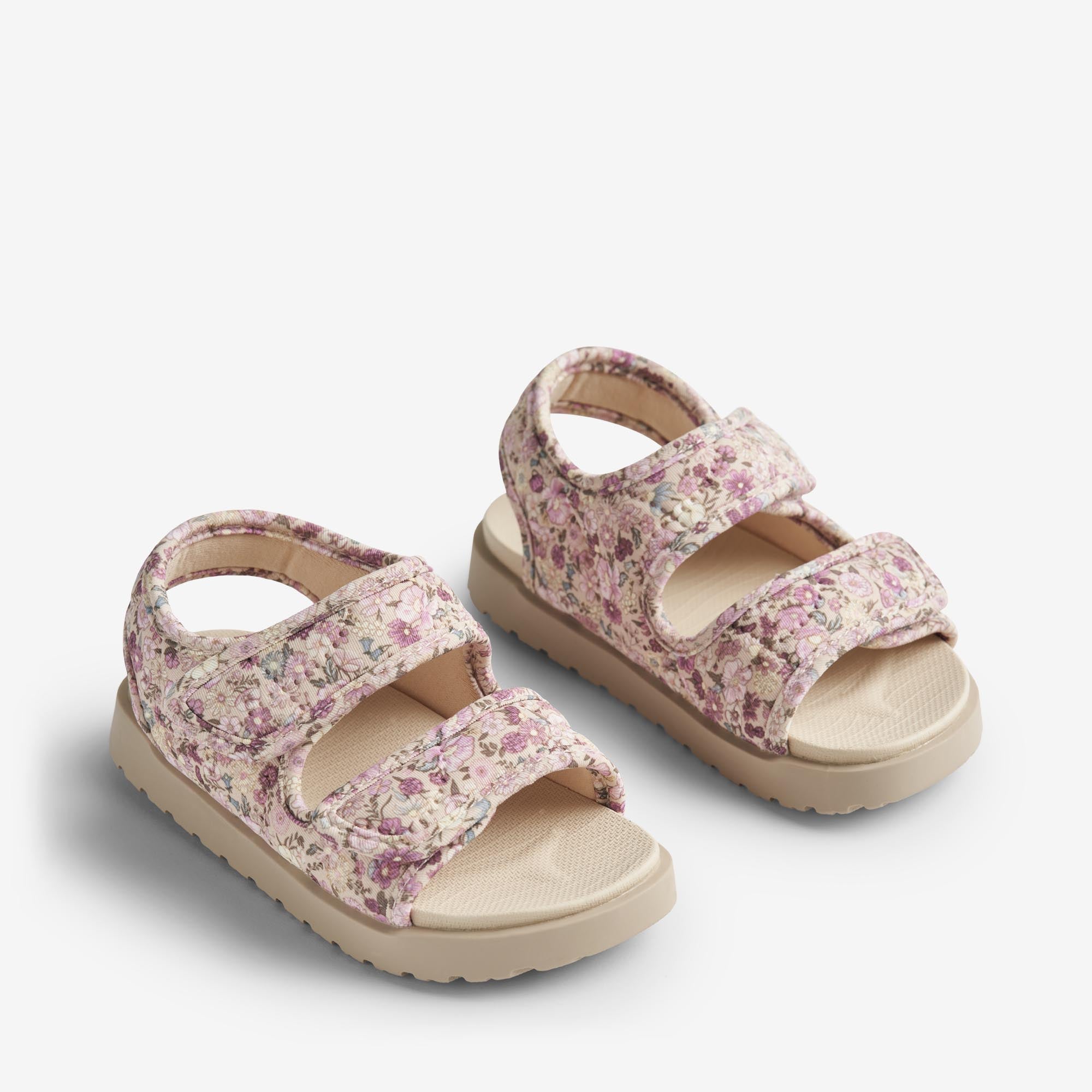 wheat-healy-print-sandale-clam-multi-flowers-mit-klett image 1