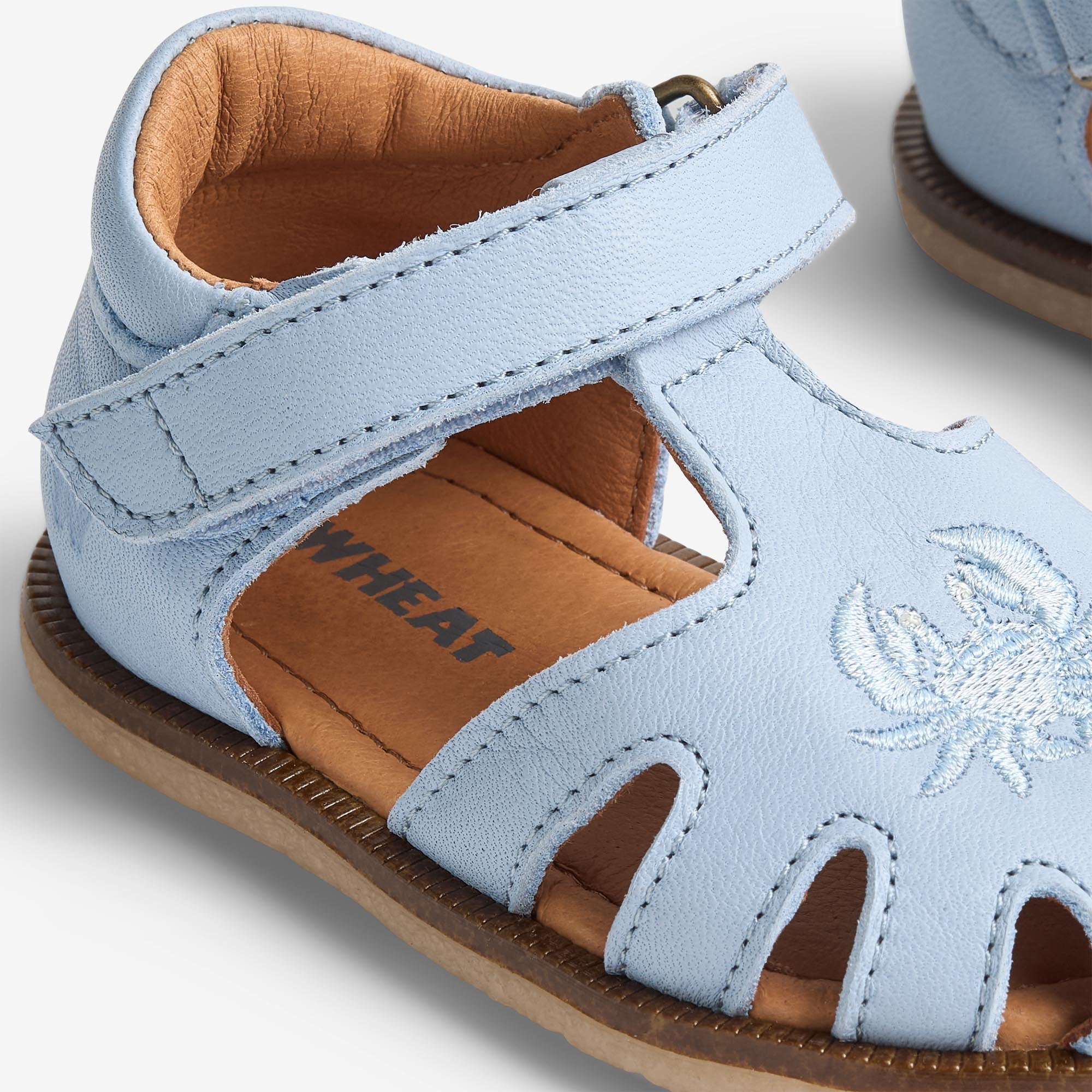 wheat-lowe-sandale-faded-denim-leder-klett-kleinkind image 4