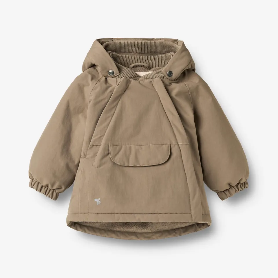 wheat-sascha-tech-jacke-baby-dry-wood-recycelt image 1